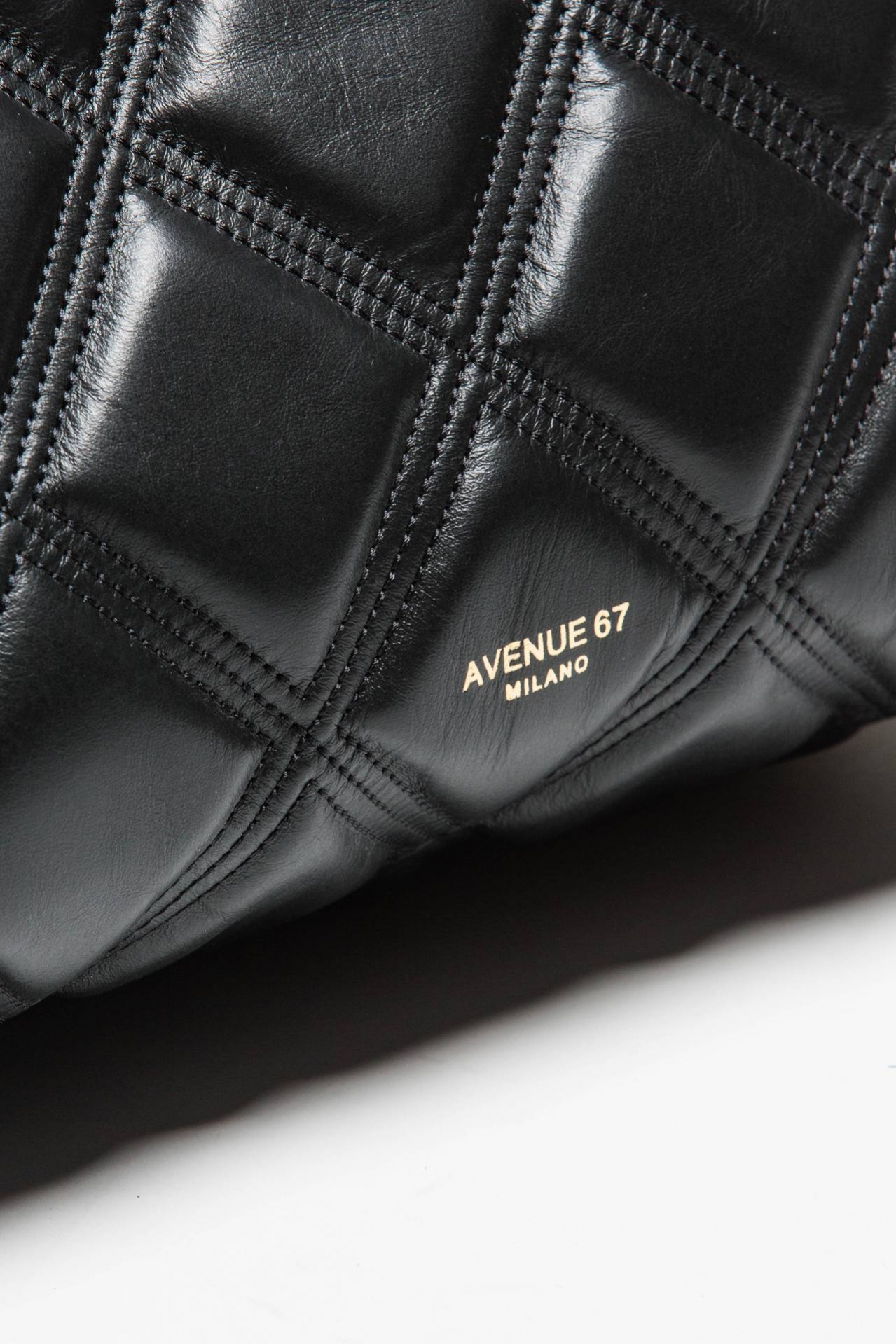 Pochette FRIDA nero in pelle