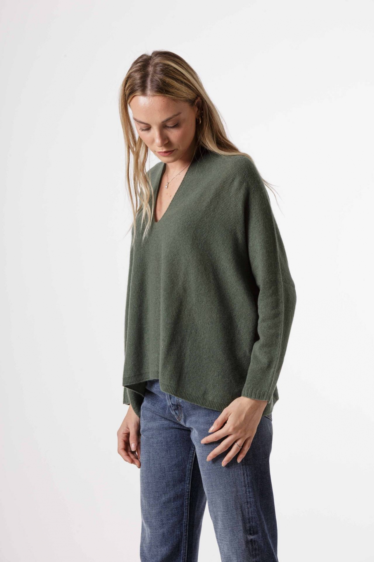 V-neck sweater