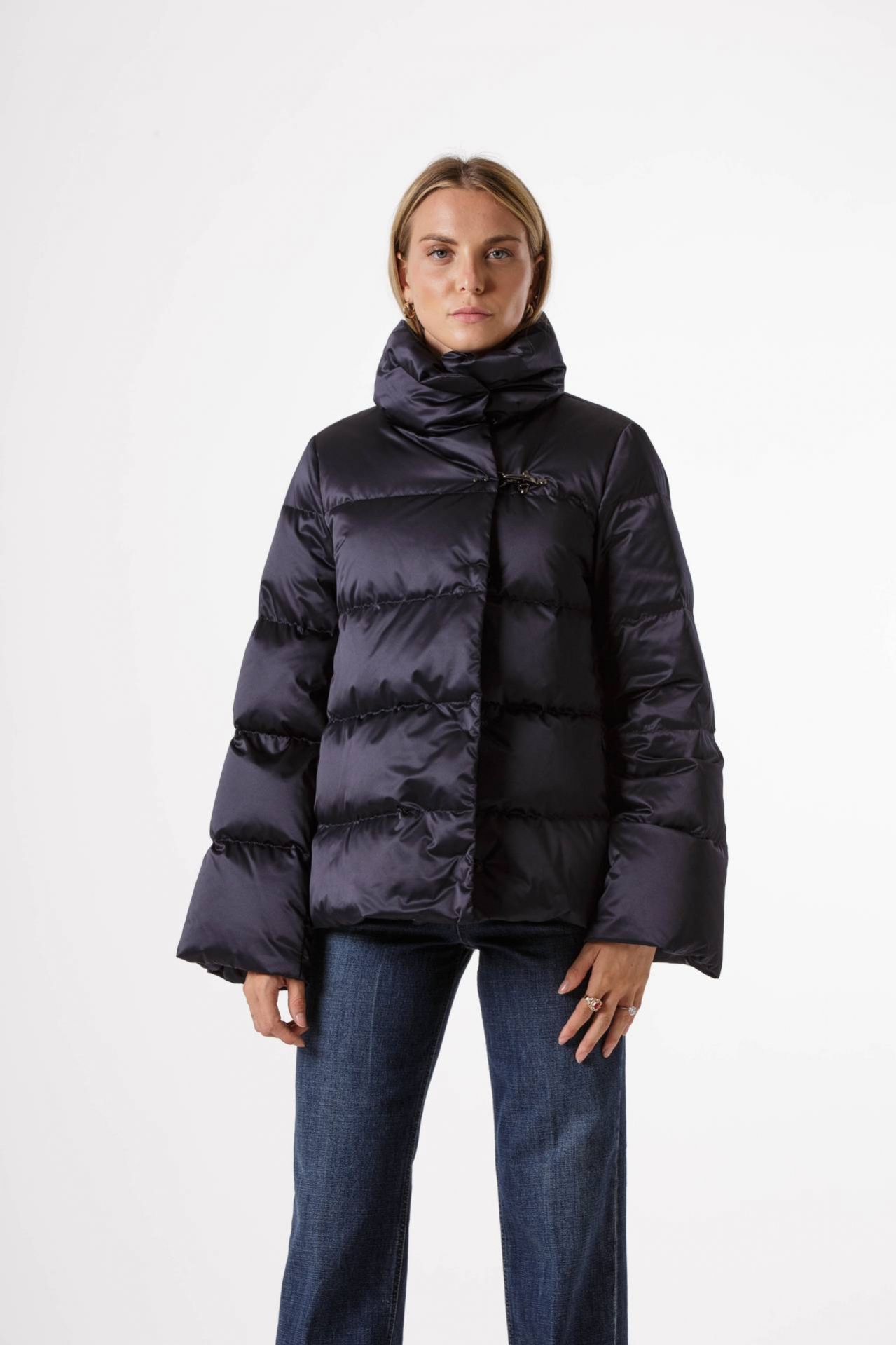 ROMANTIC CAPPA flared down jacket