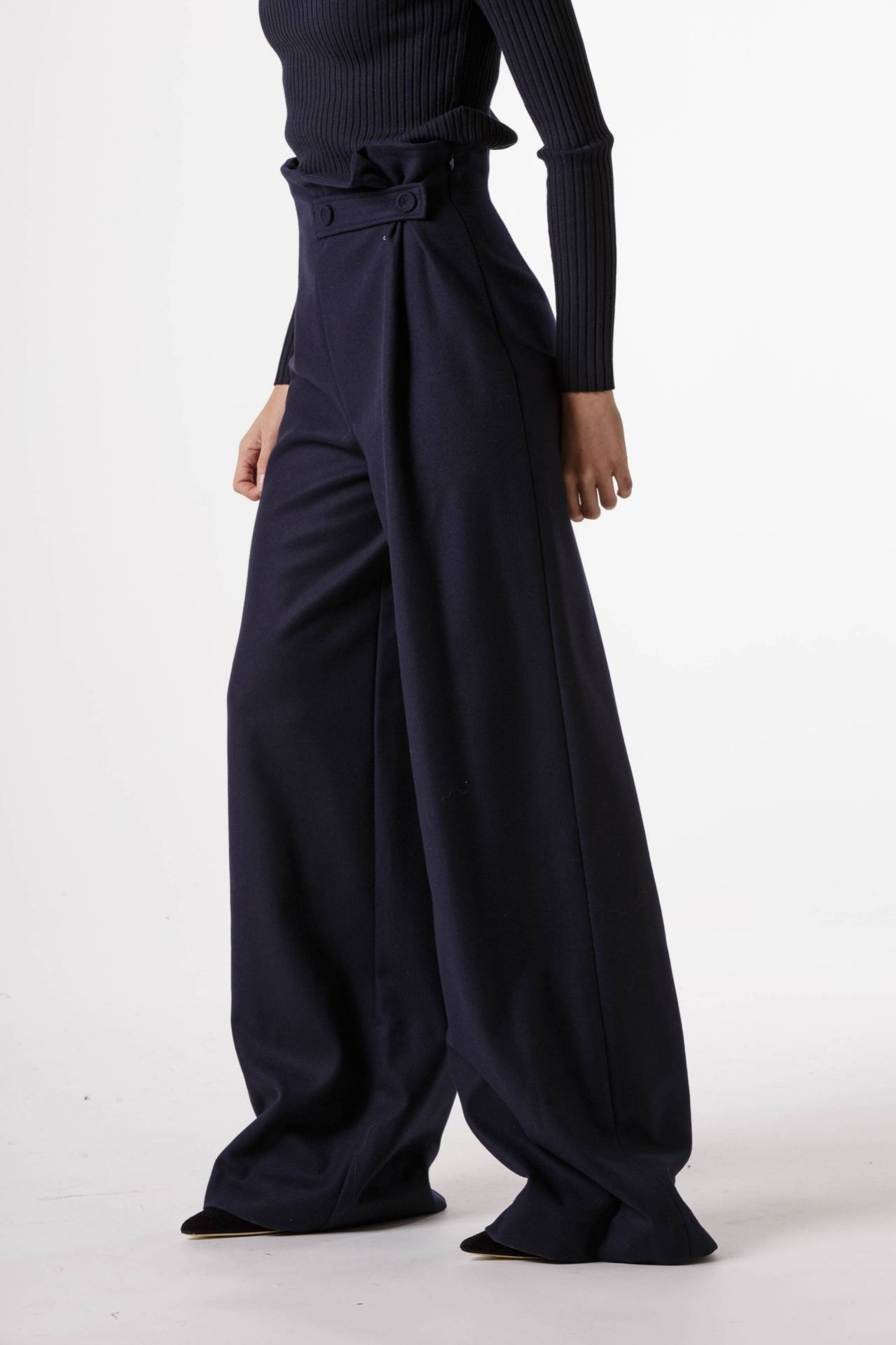 Pantalone wide leg