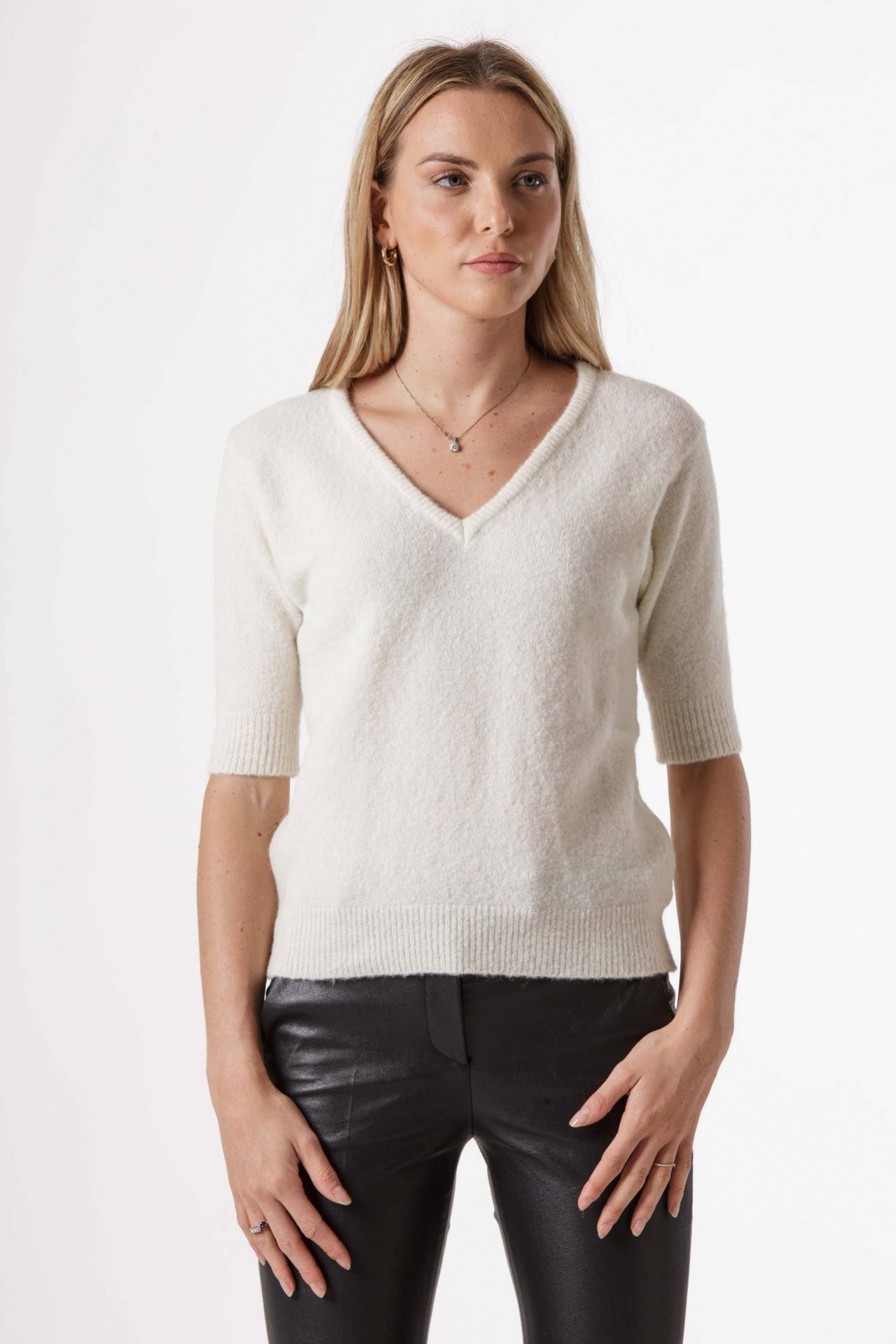 V-neck sweater