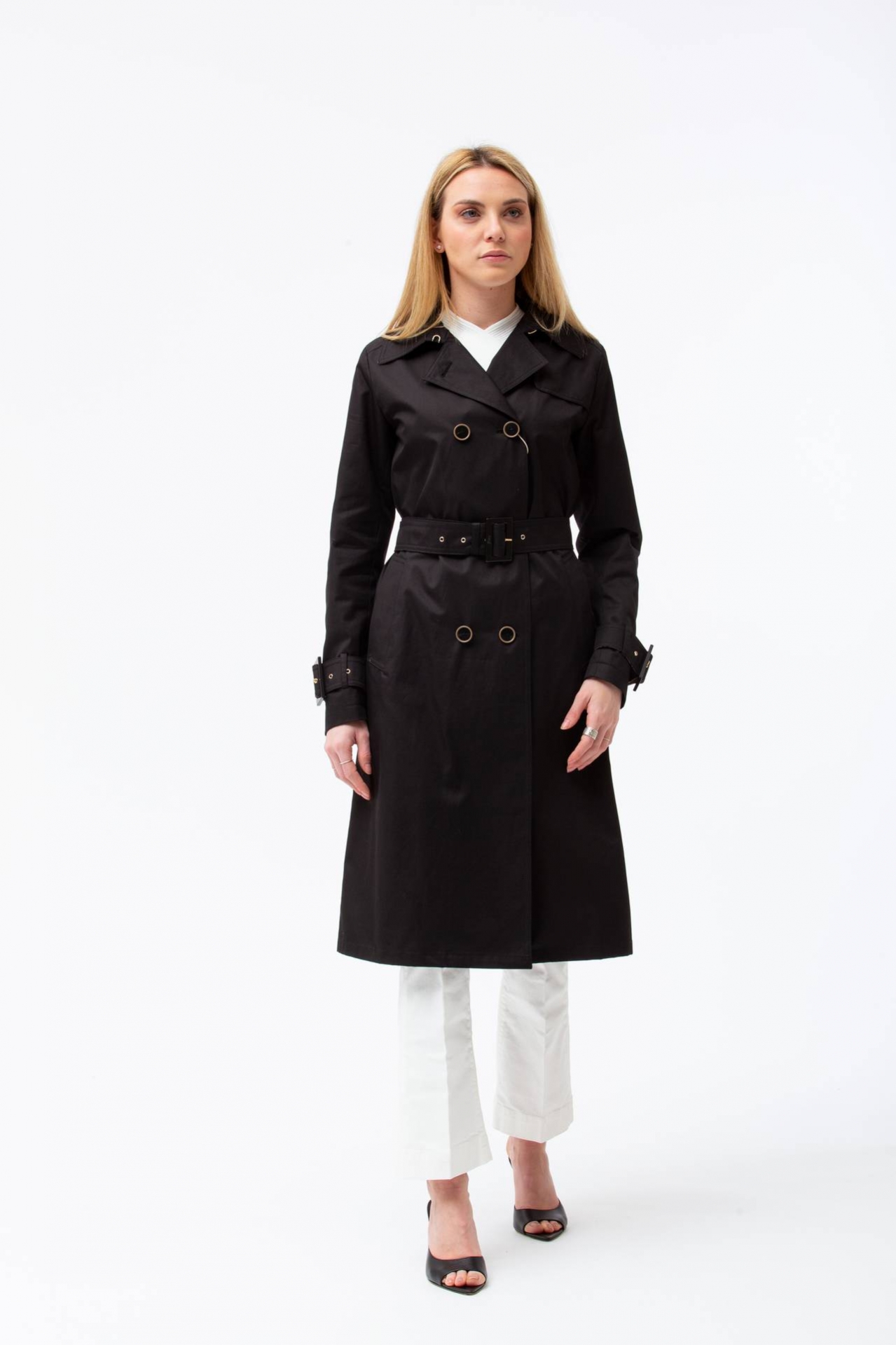 Trench in cotone