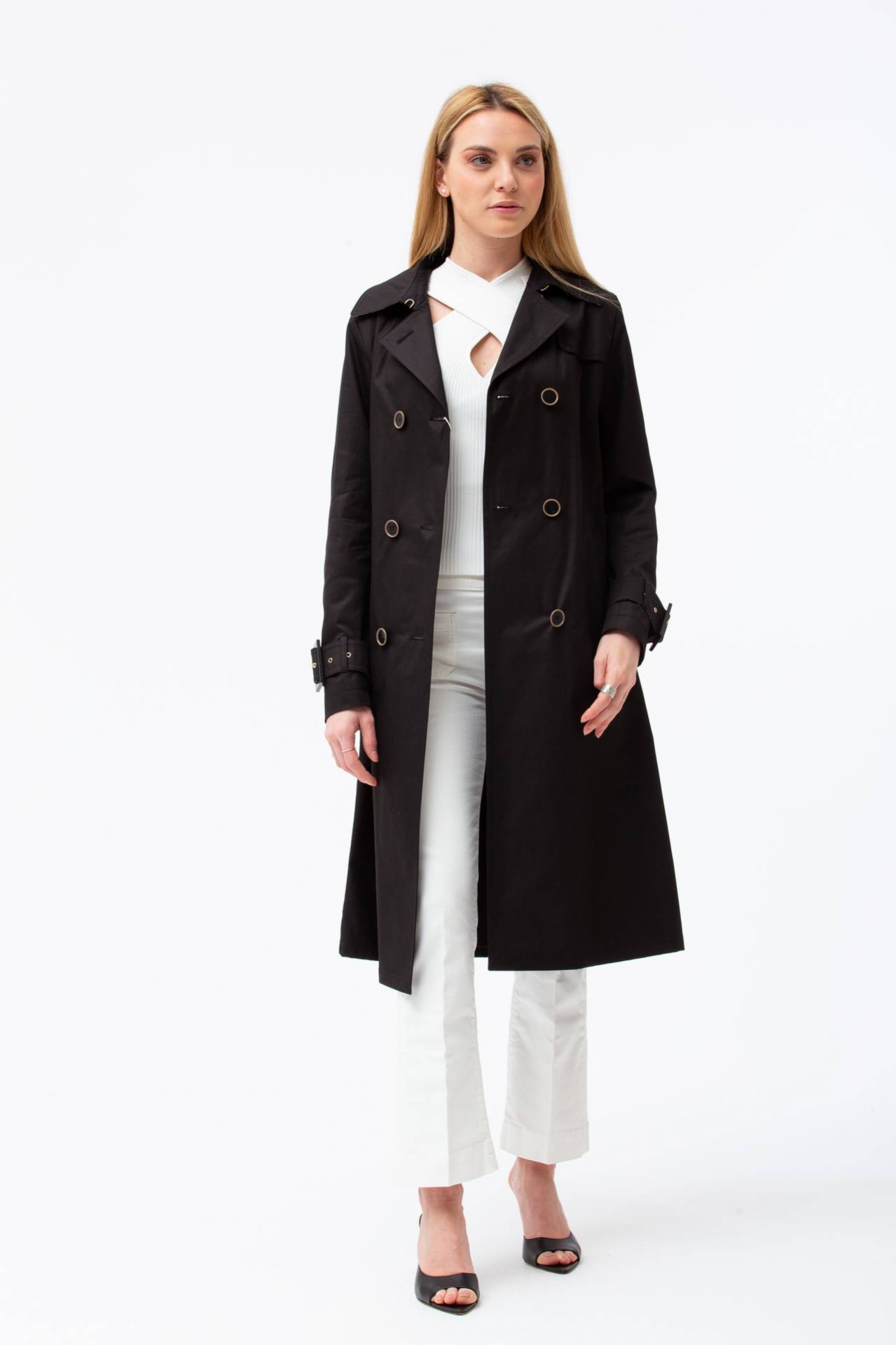 Trench in cotone