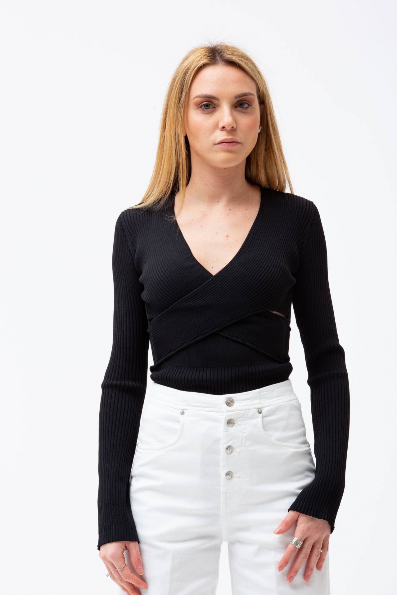 Maglia a costine 