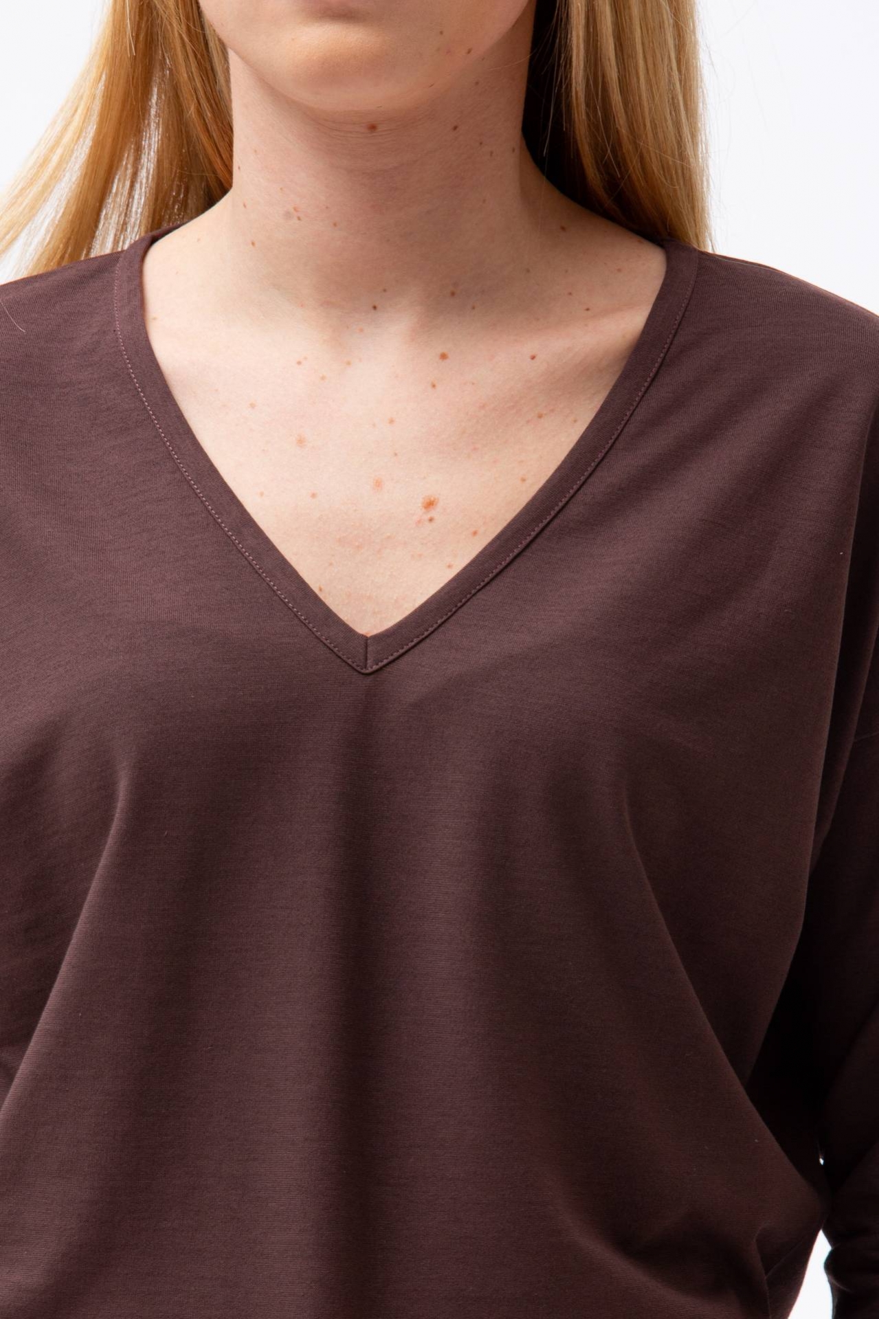 Maglia collo barchetta