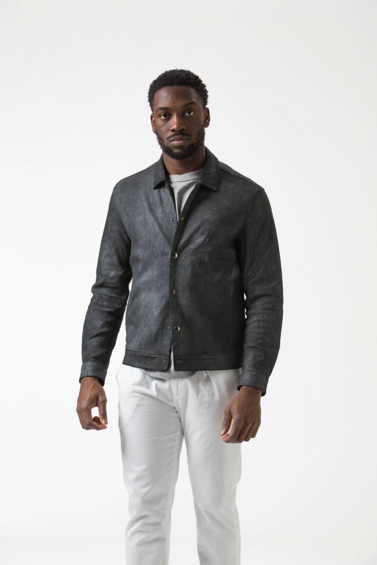 Giubbino in pelle