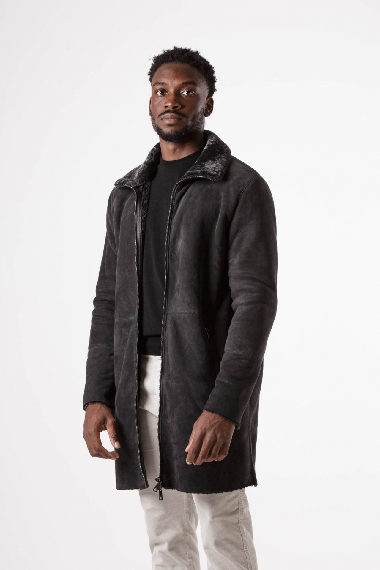 Cappotto in shearling