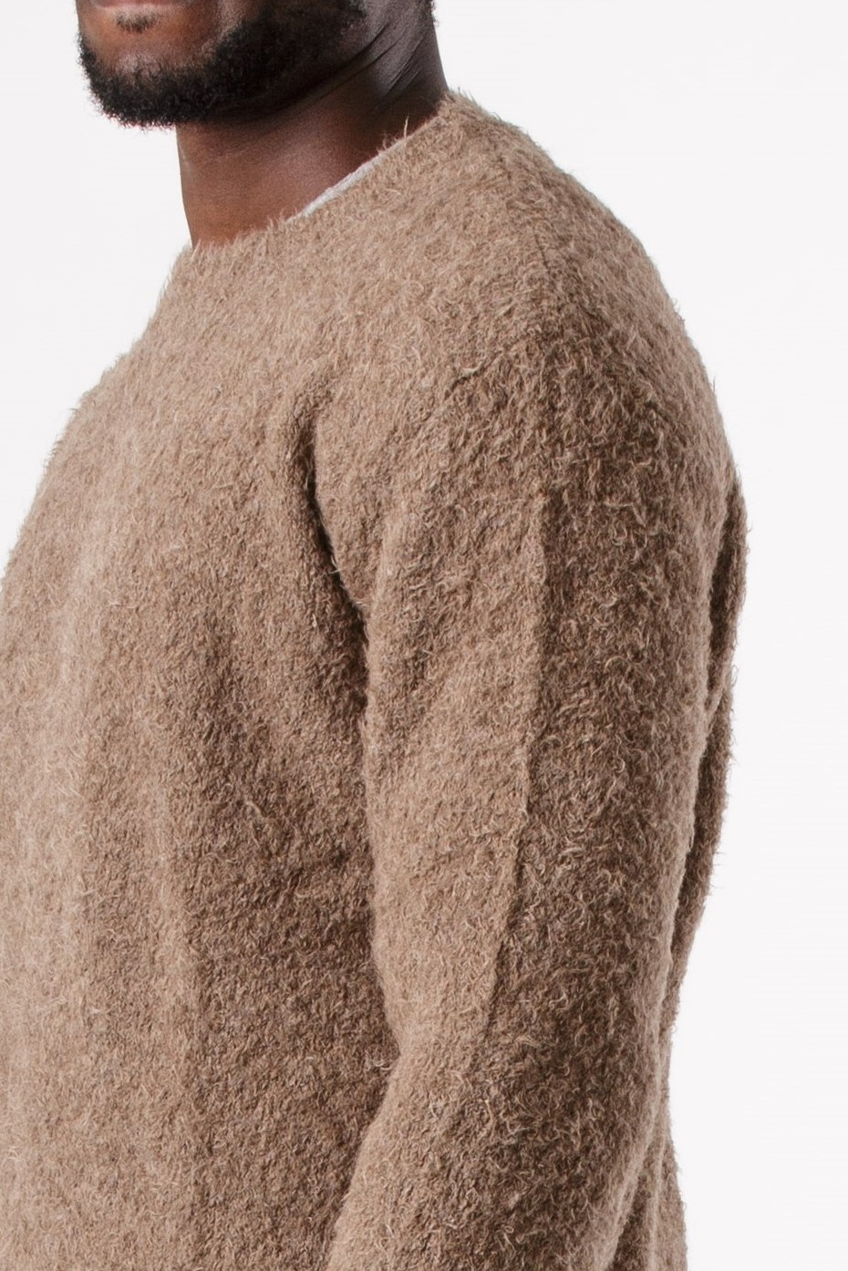 Fur effect sweater
