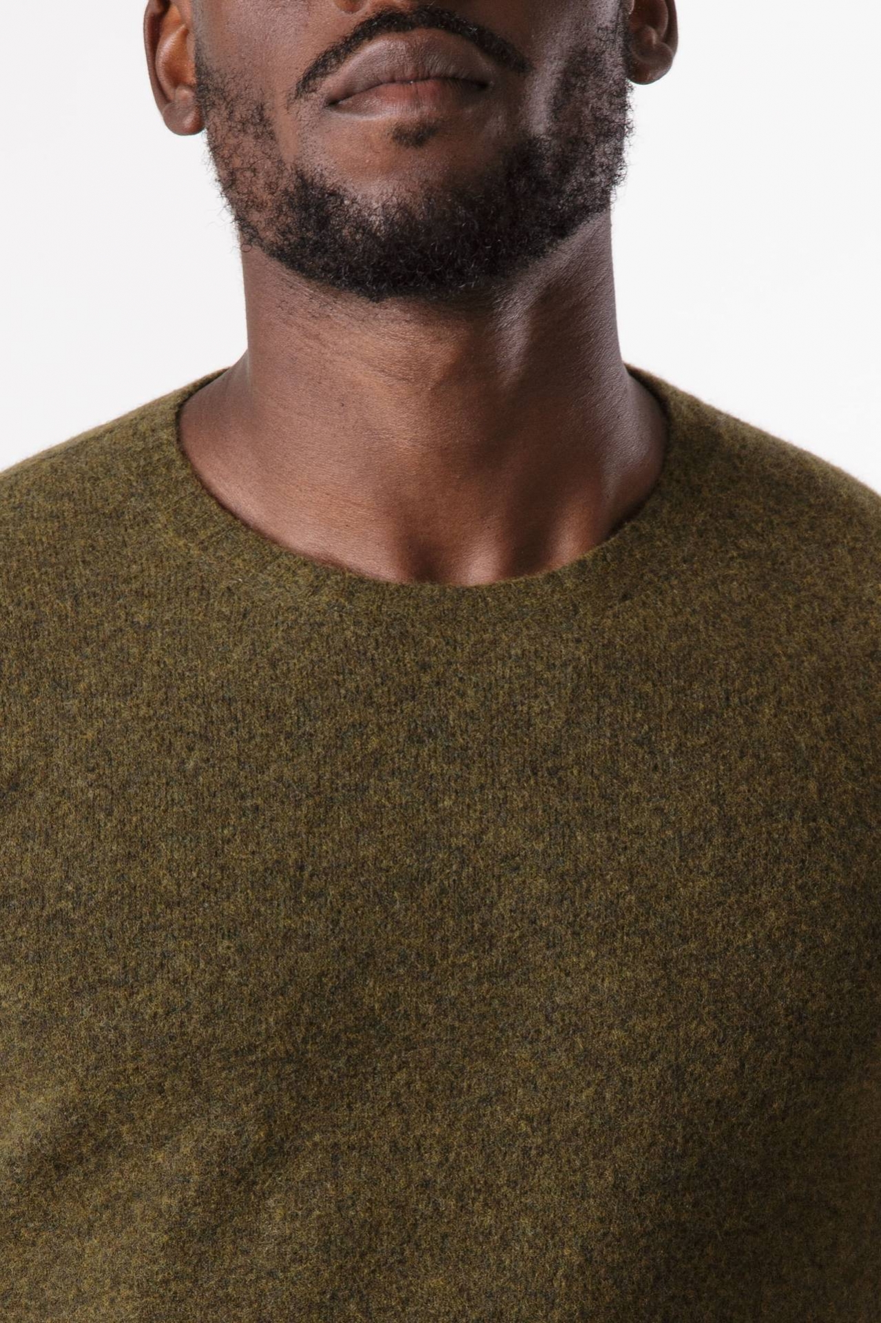 Wool and stretch nylon sweater