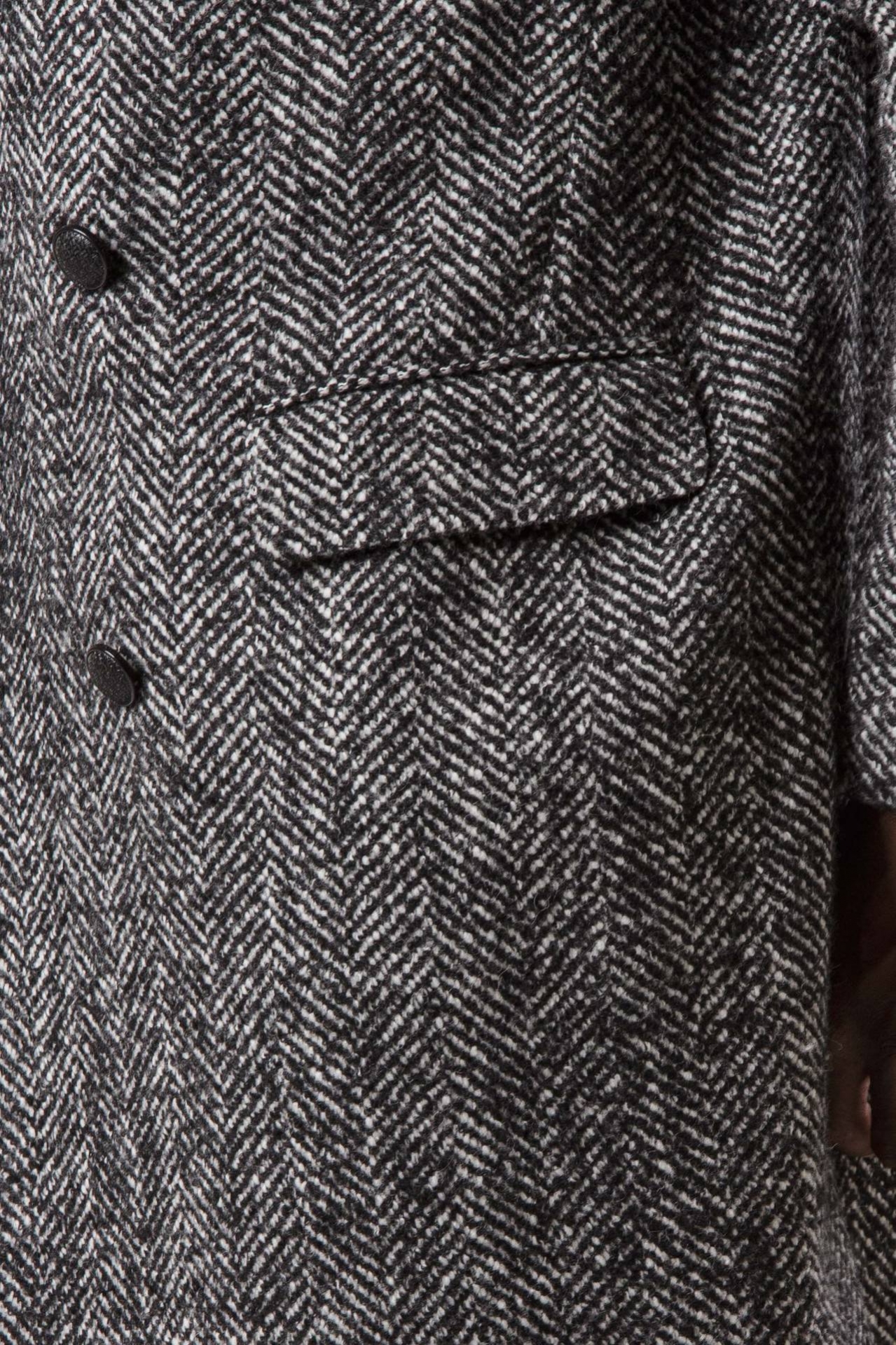 Cappotto doppiopetto in lana