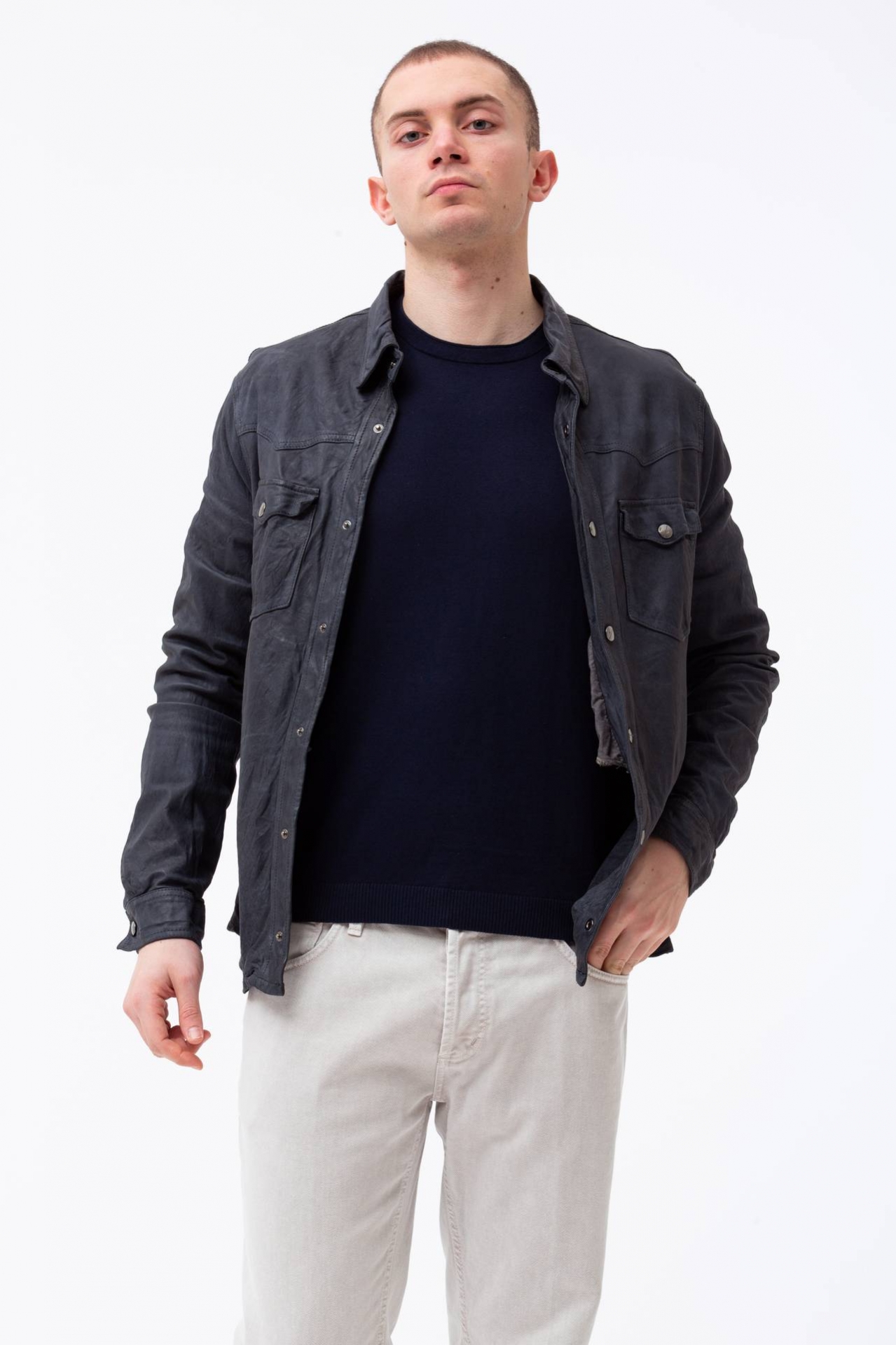 Giubbino in pelle