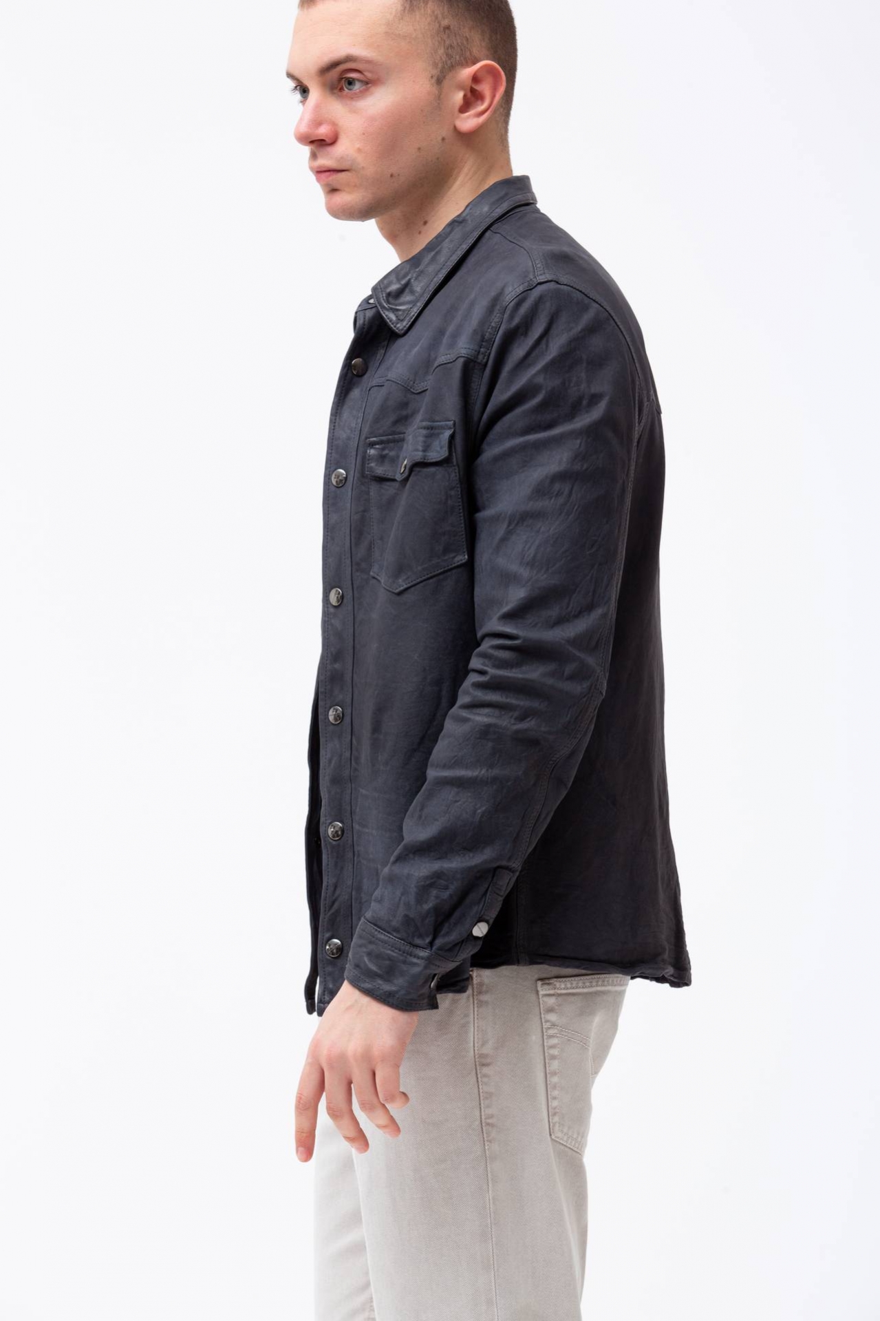 Giubbino in pelle