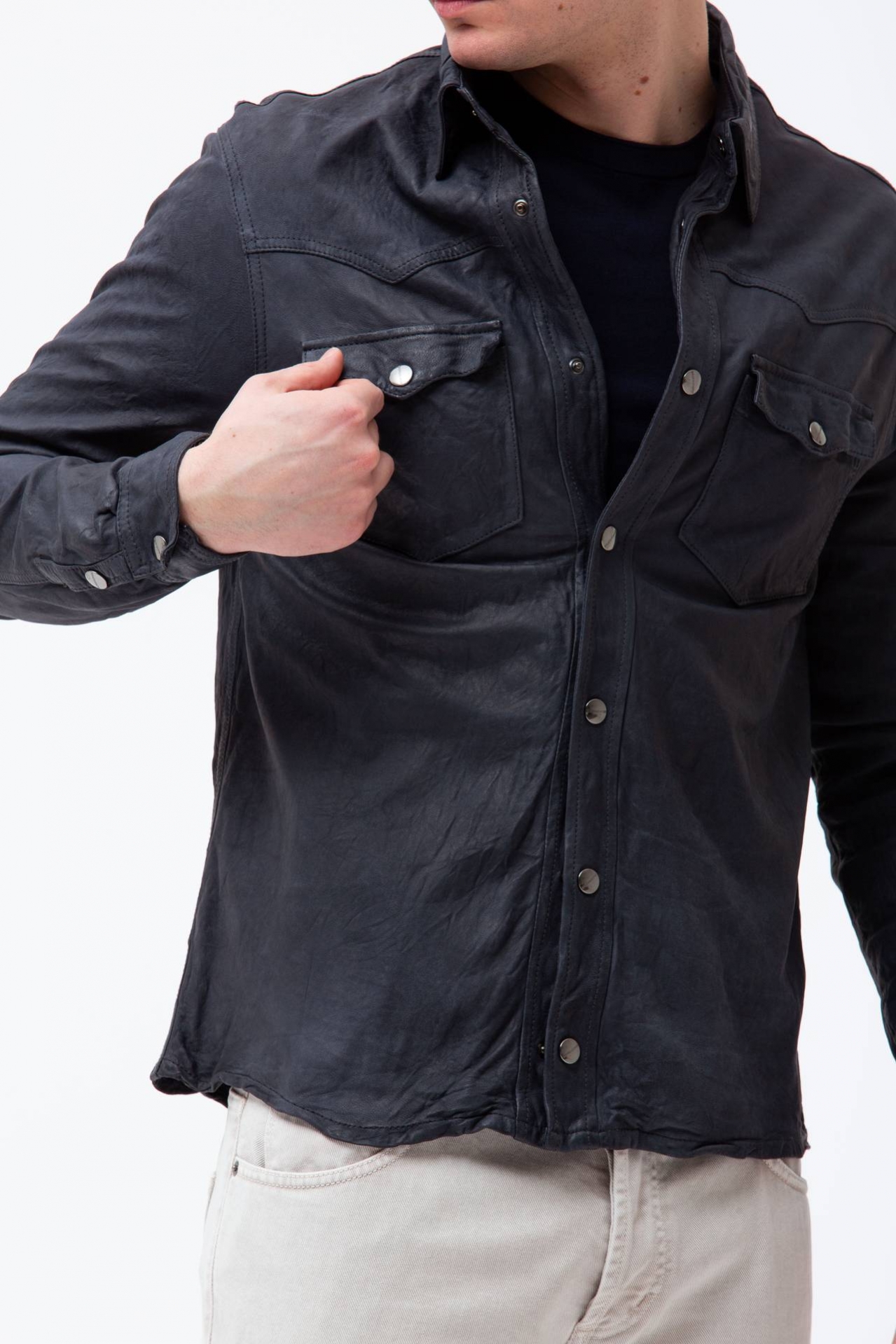 Giubbino in pelle