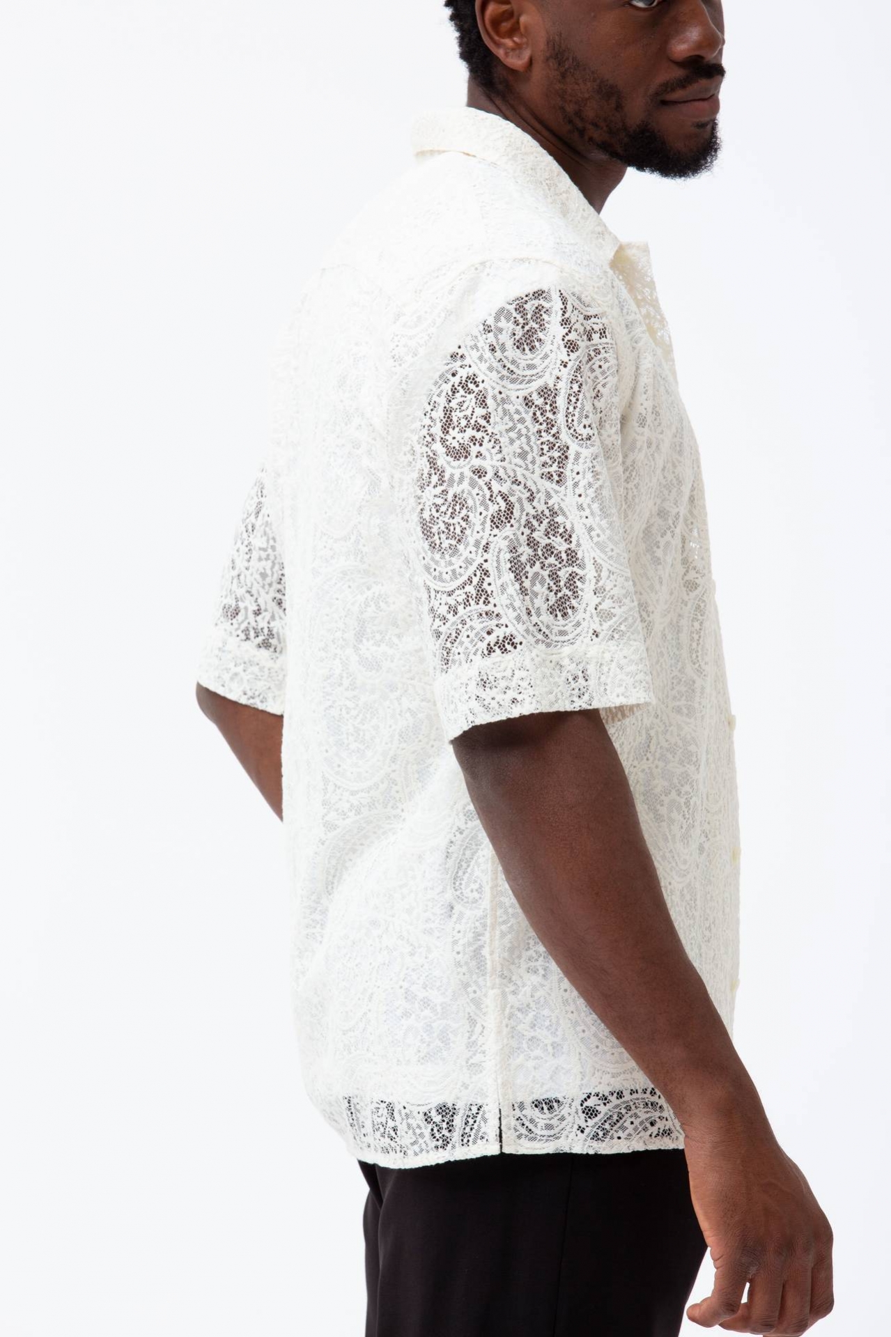 Camicia in cotone e poliestere