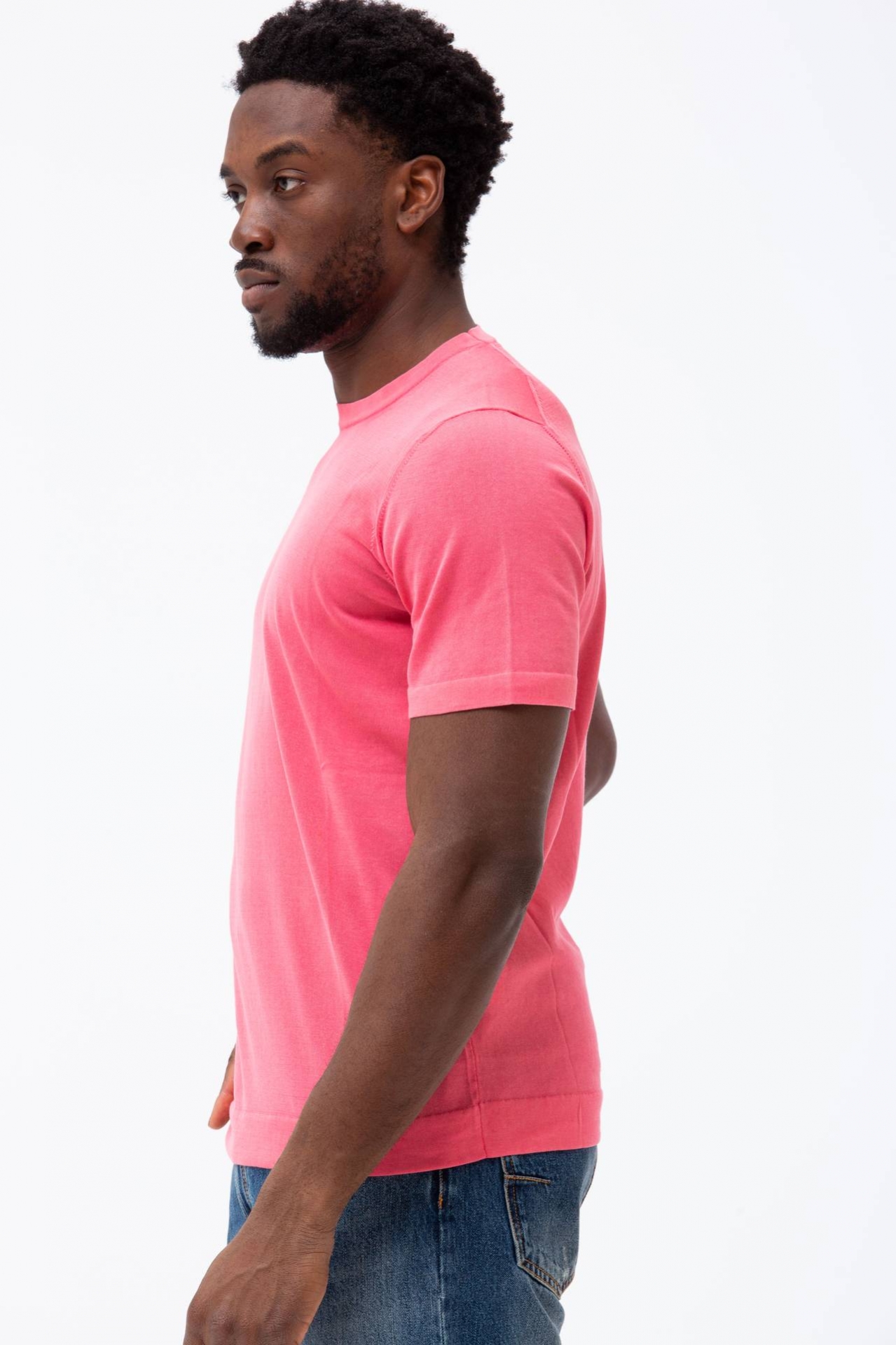 T-shirt in cotone lavato