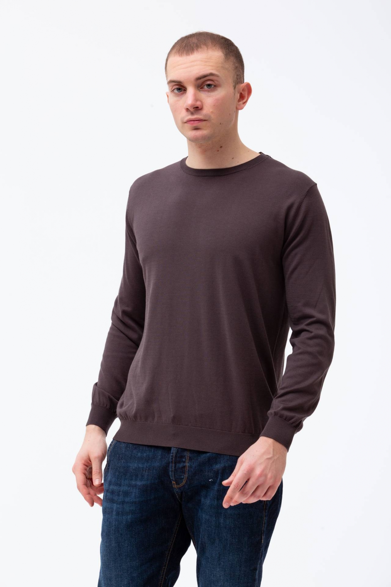 Maglia in seta e cotone