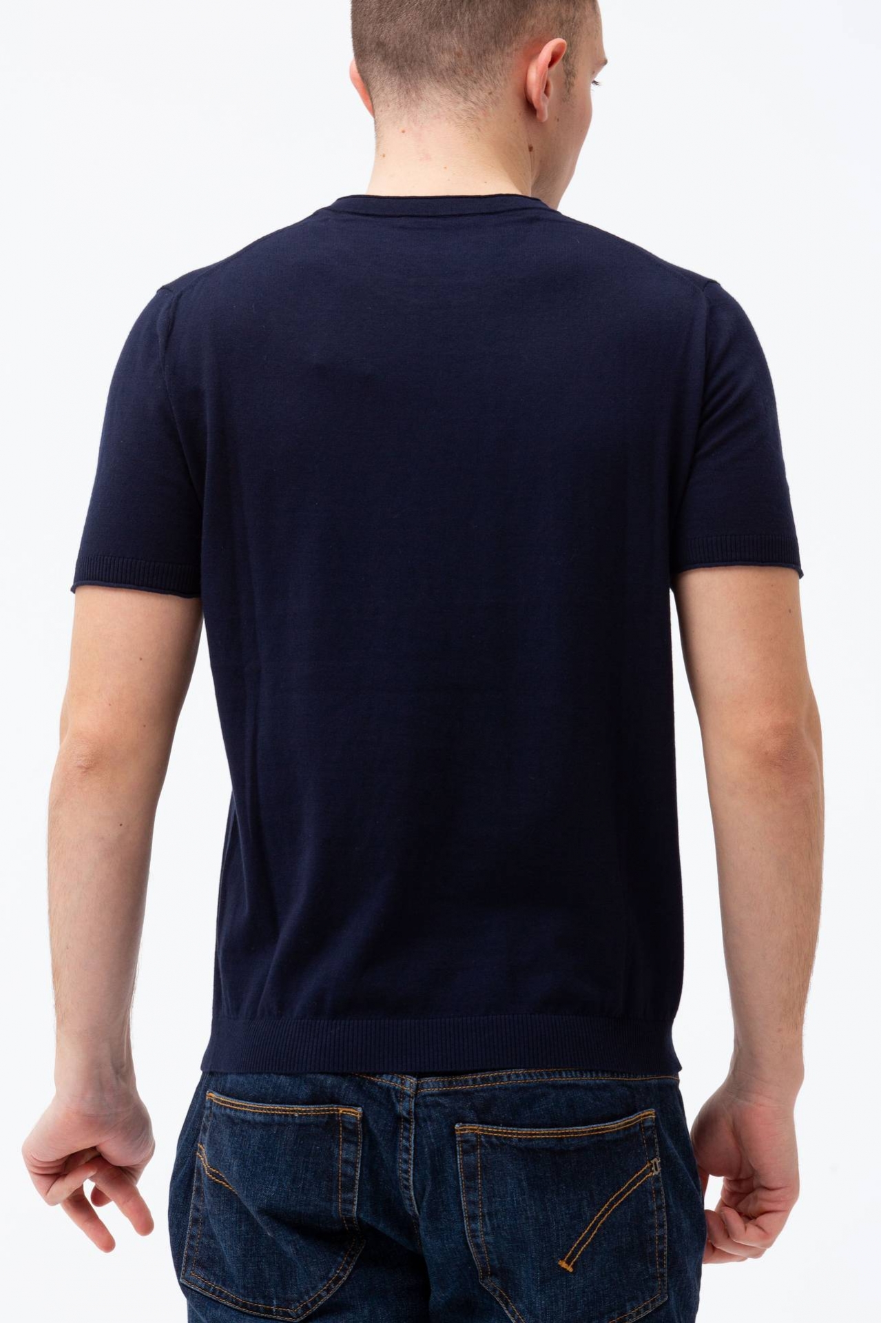  T shirt in cotone e lino