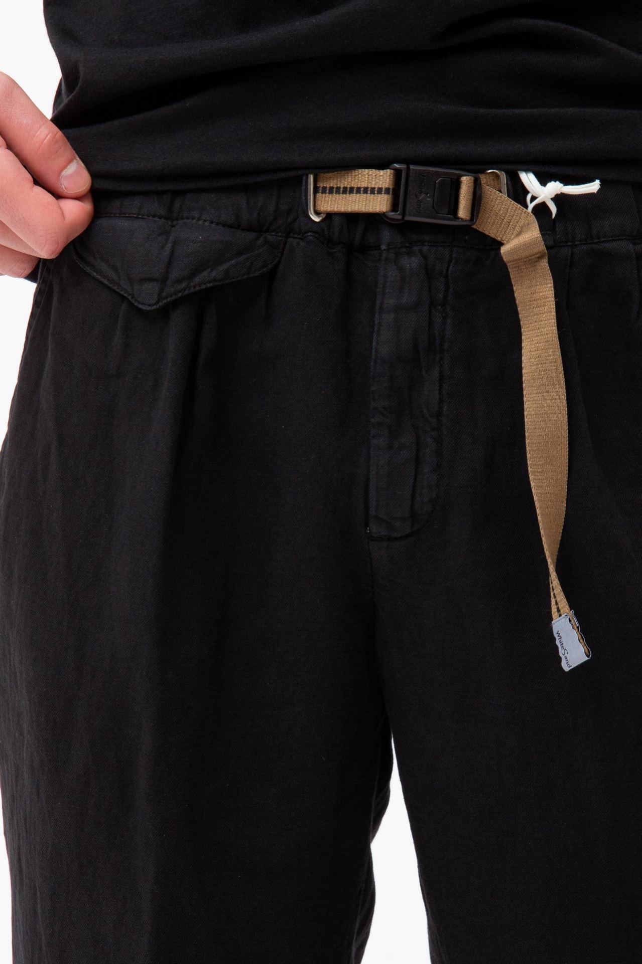 Pantalone in cotone e lino