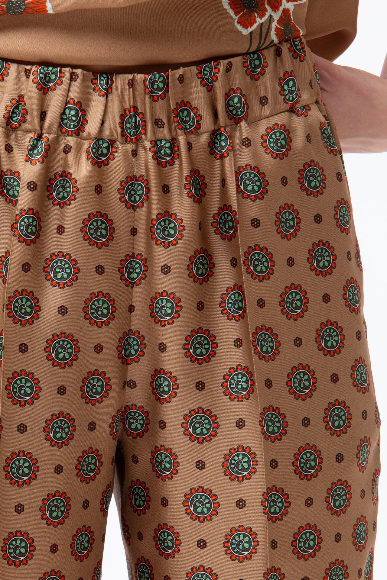Pantalone in seta