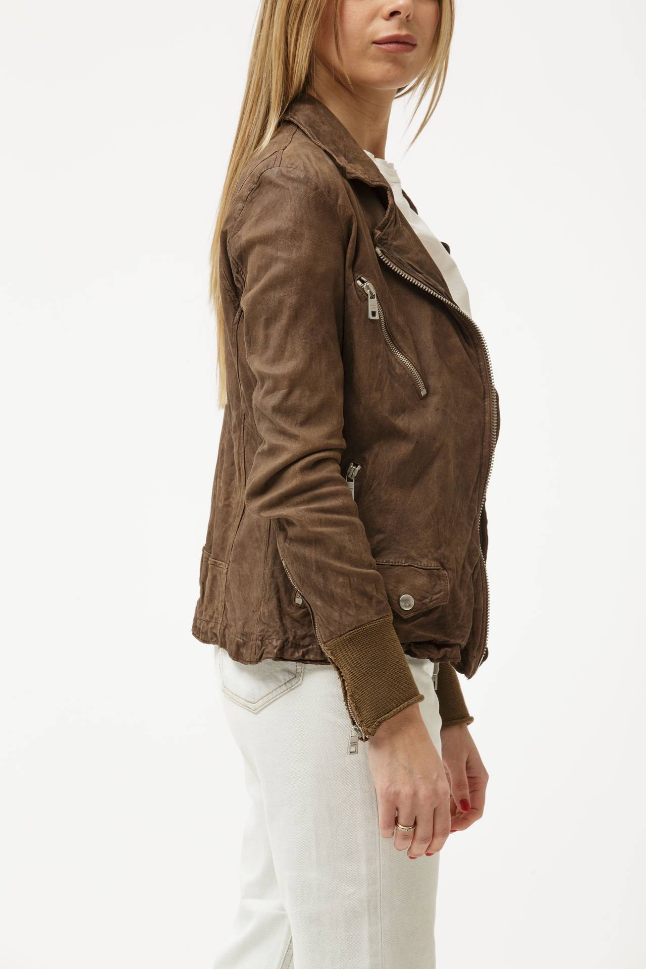 Giubbino in pelle