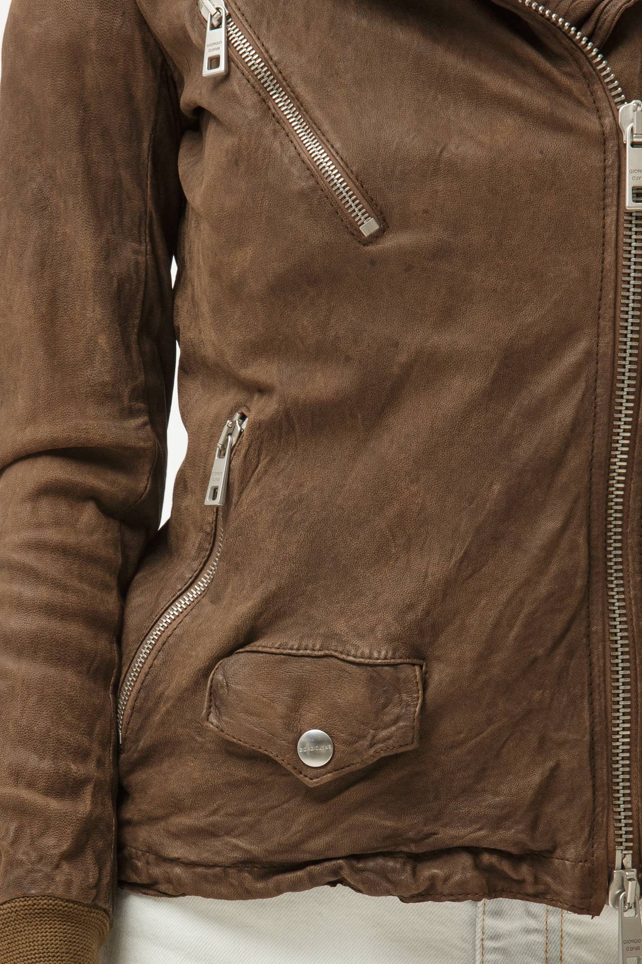 Giubbino in pelle