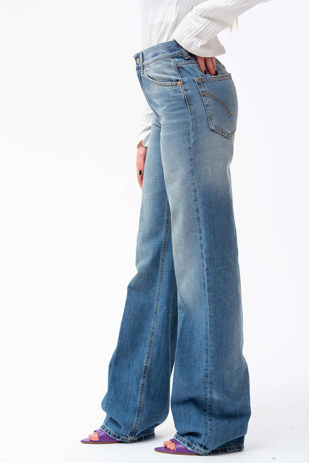 Jeans wide leg MABEL
