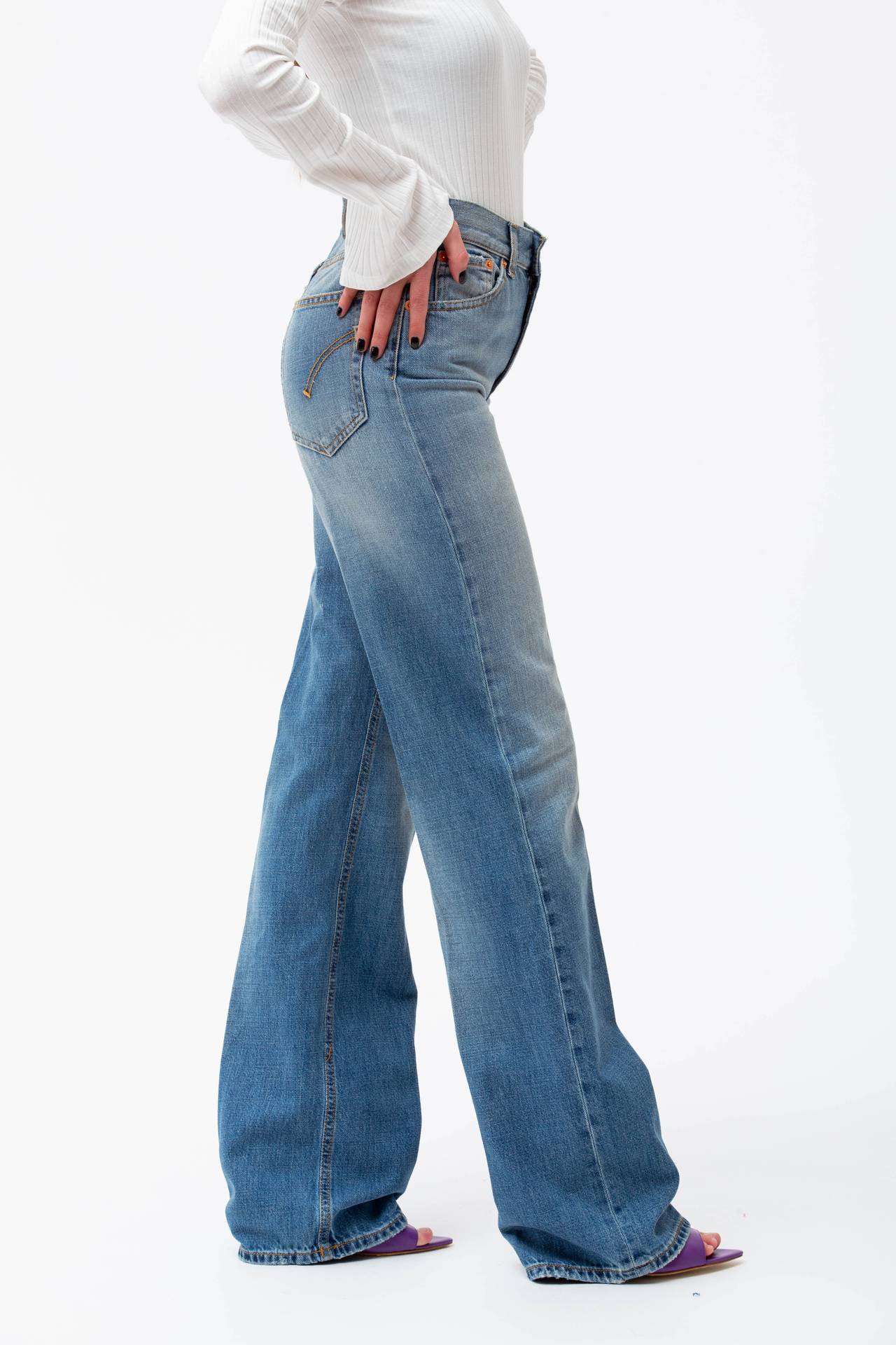 Jeans wide leg MABEL