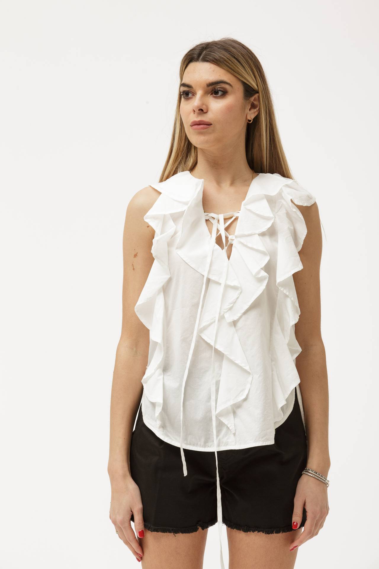 Camicia rouches
