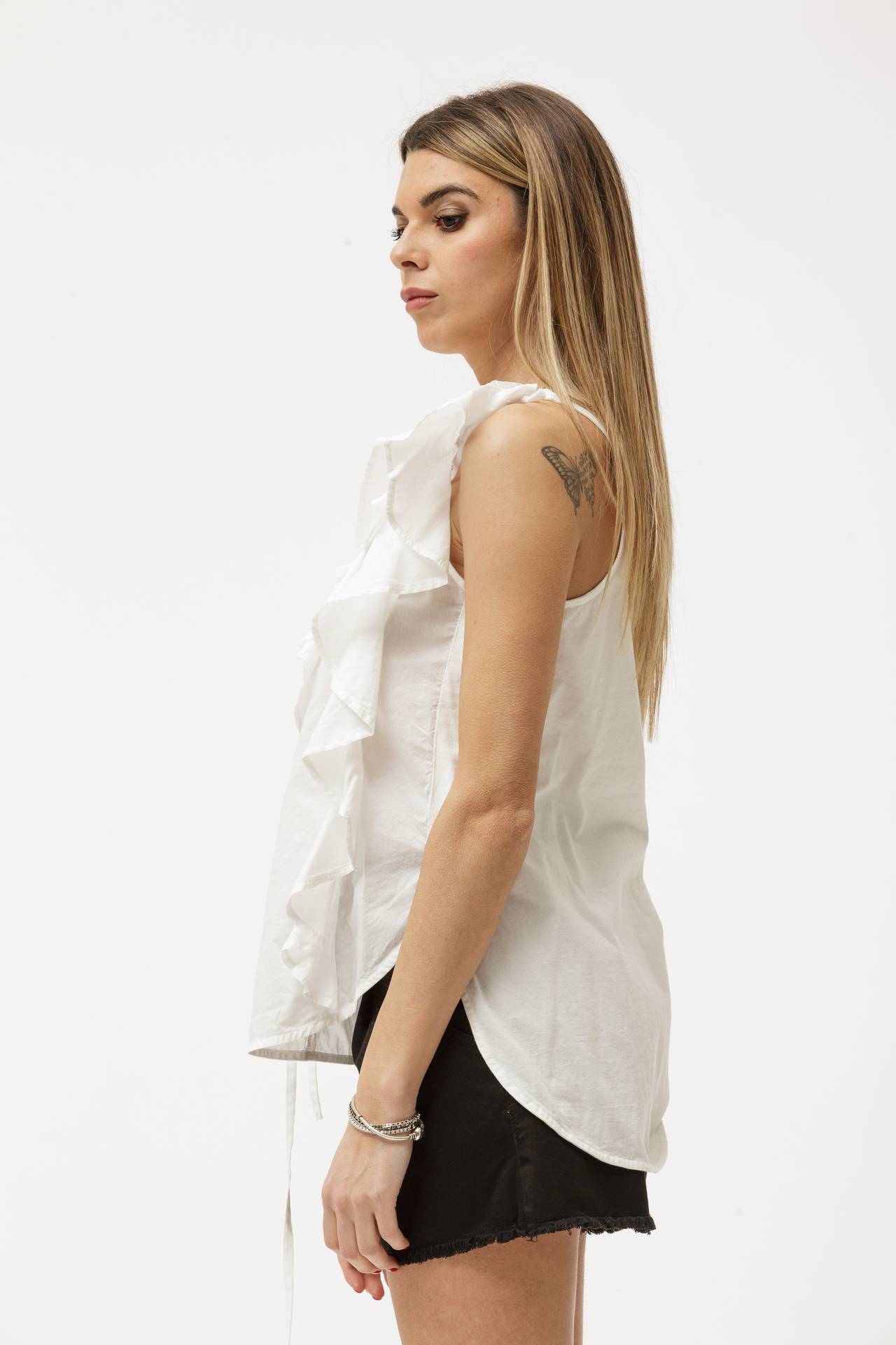 Camicia rouches