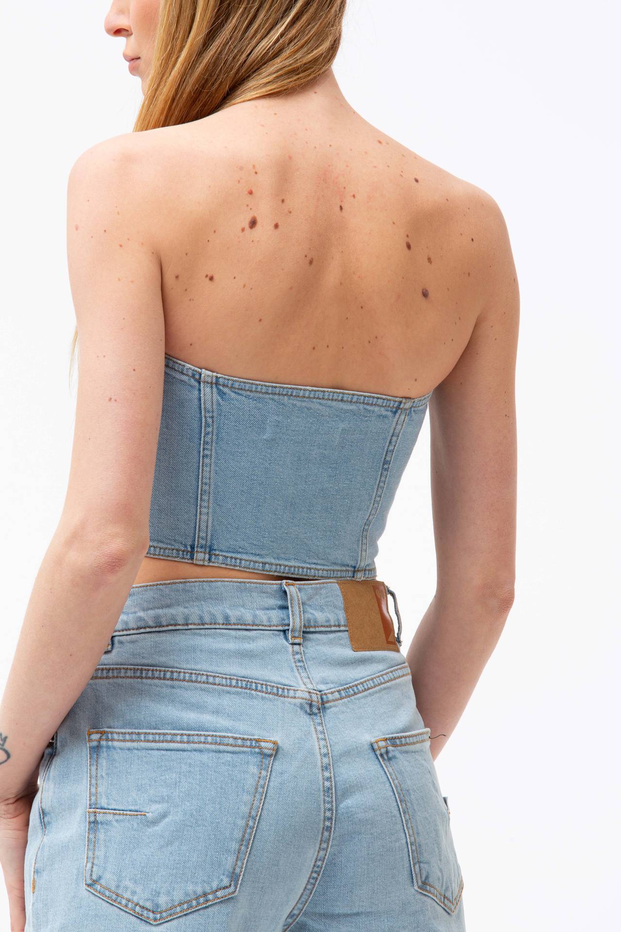 Top in denim