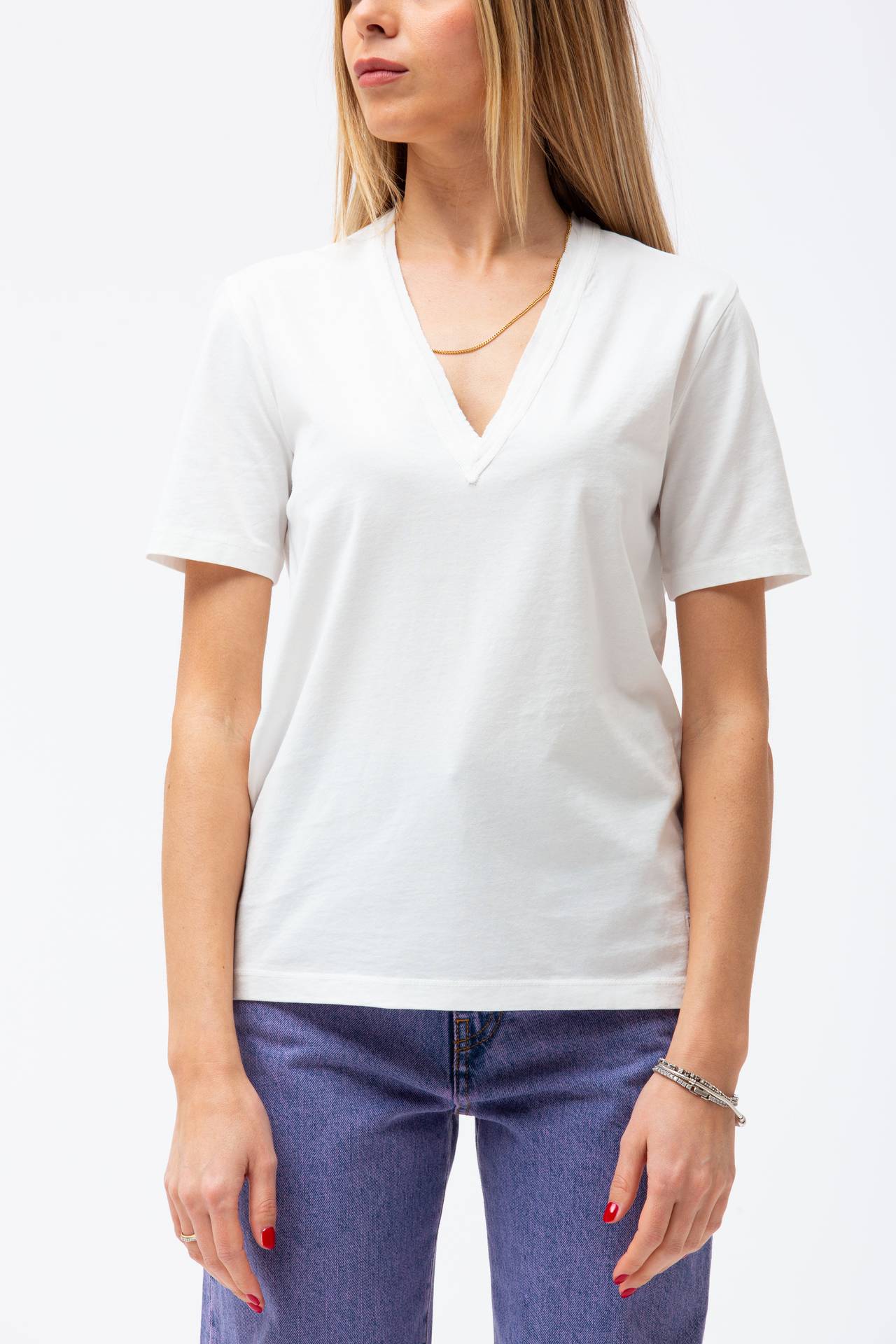 T-shirt scollo a V