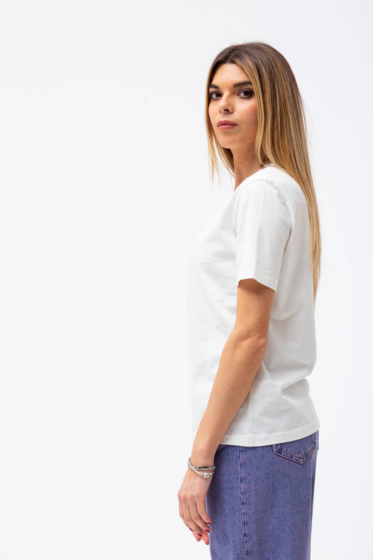 T-shirt scollo a V