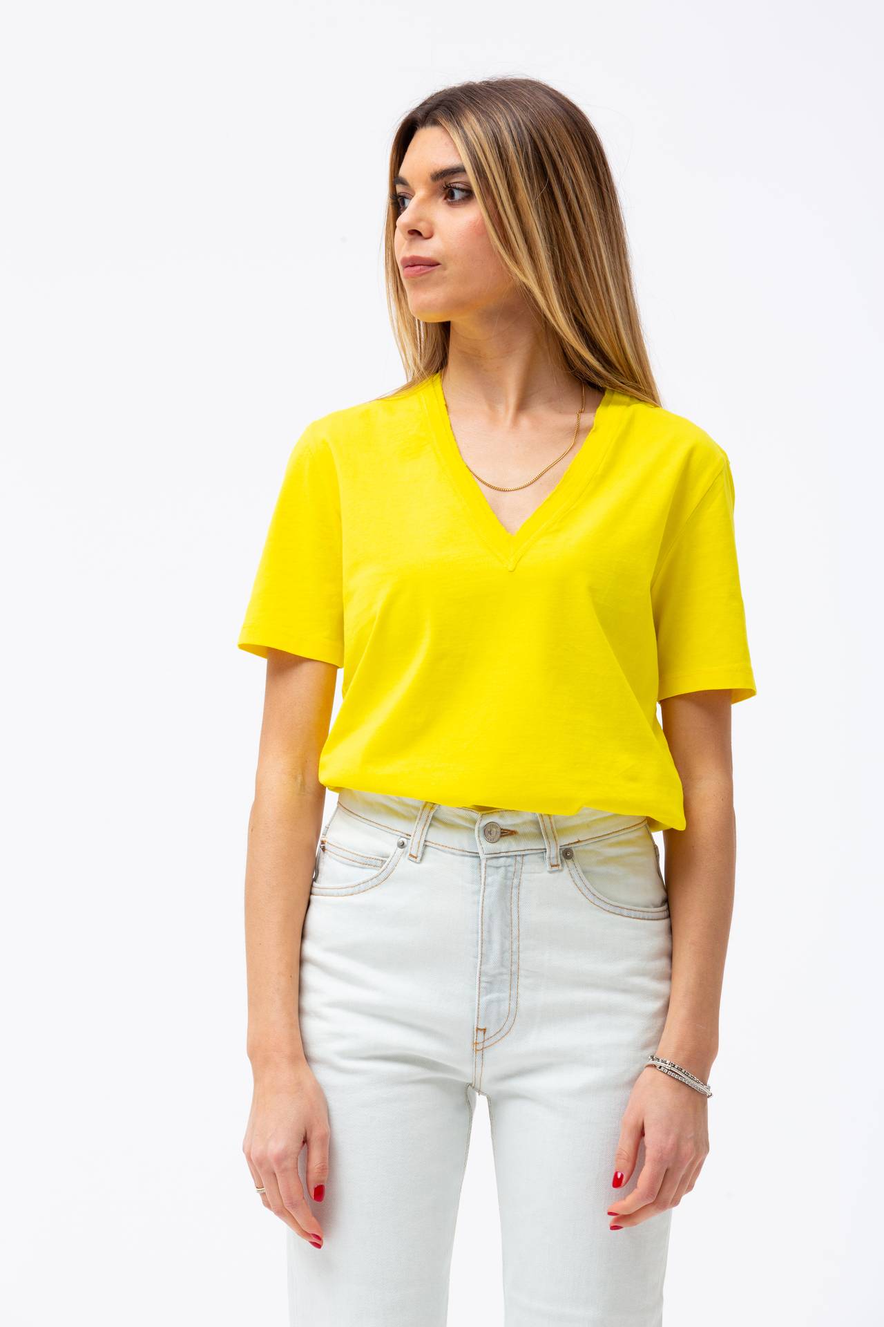 T-shirt scollo a V