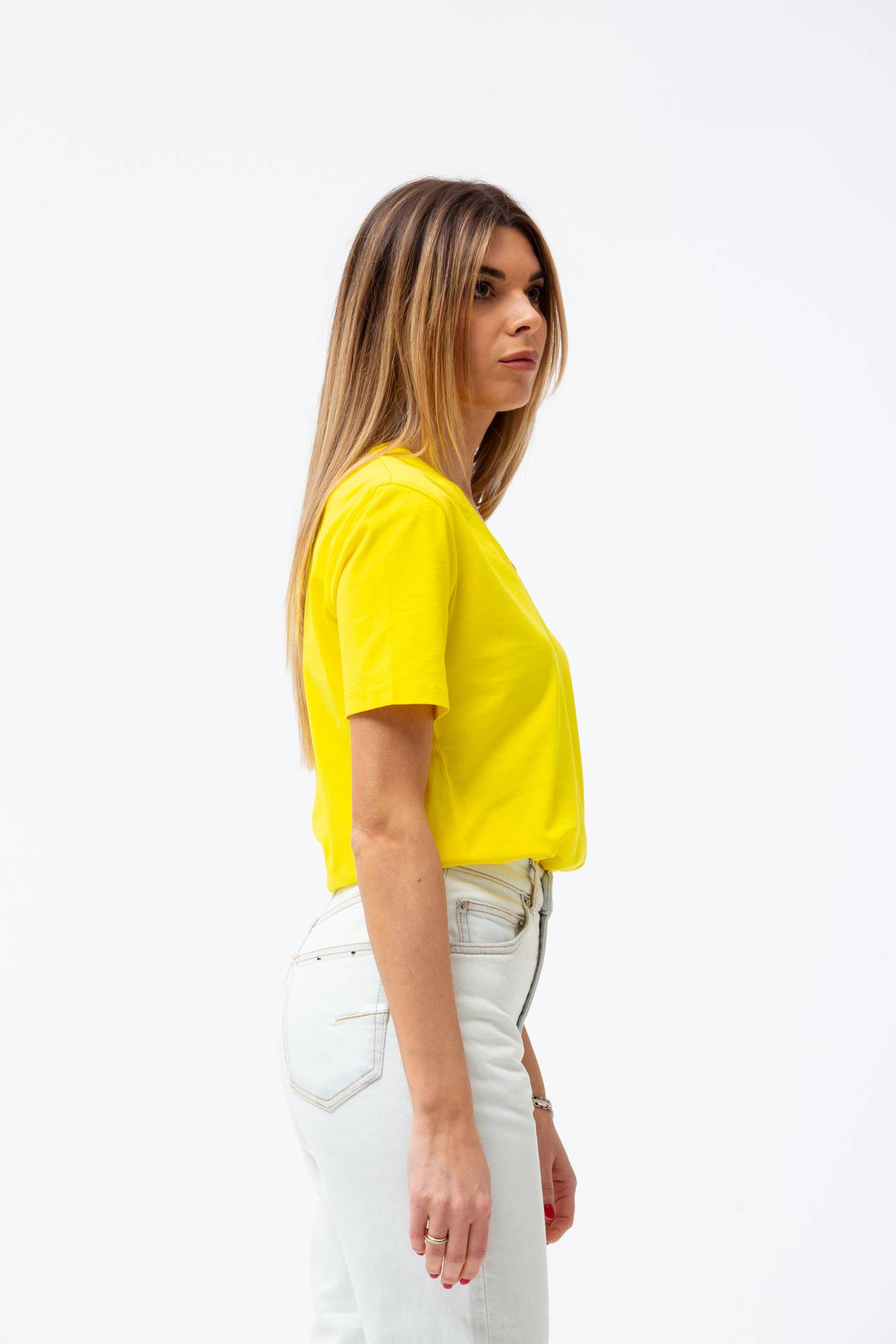 T-shirt scollo a V