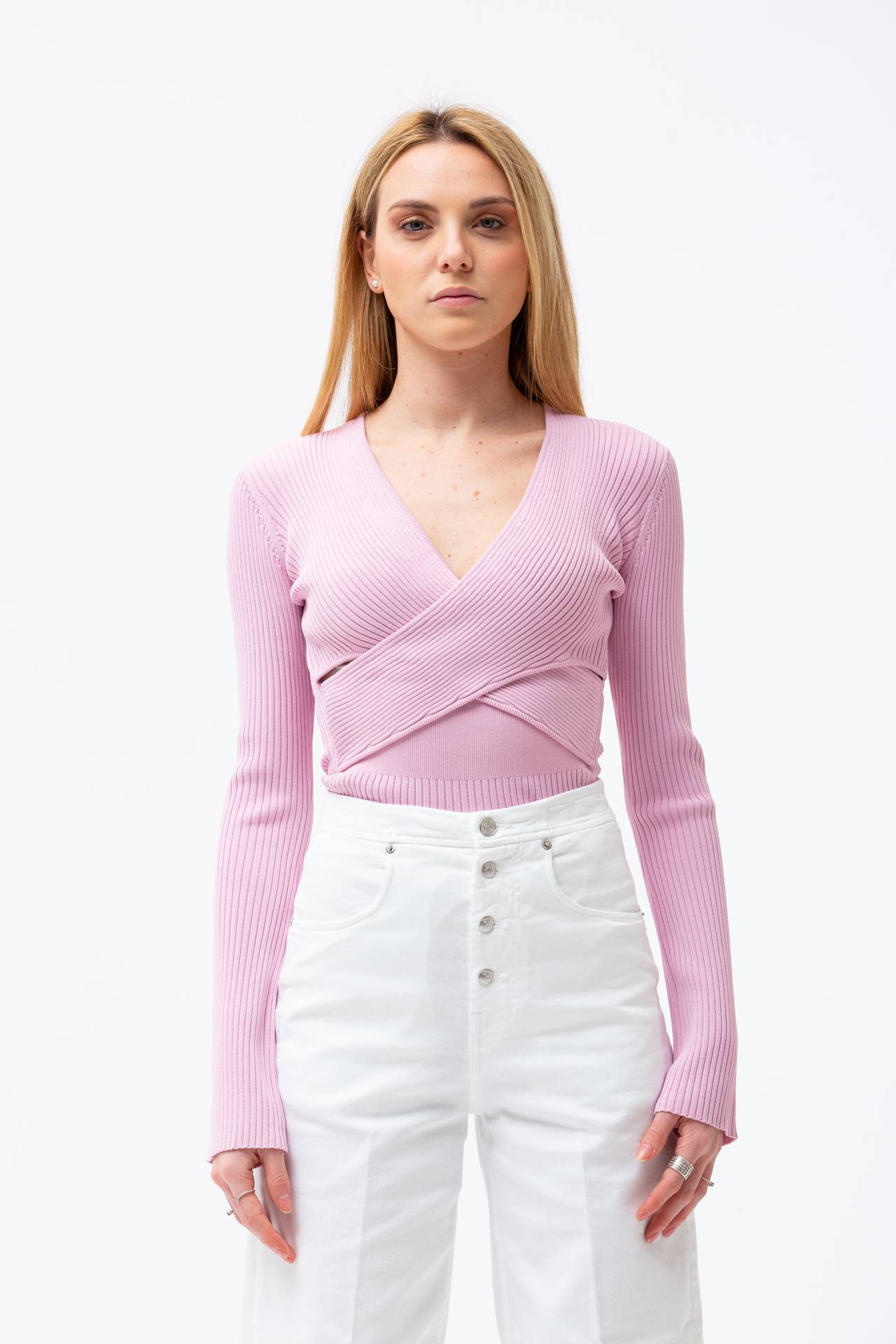 Maglia a costine 
