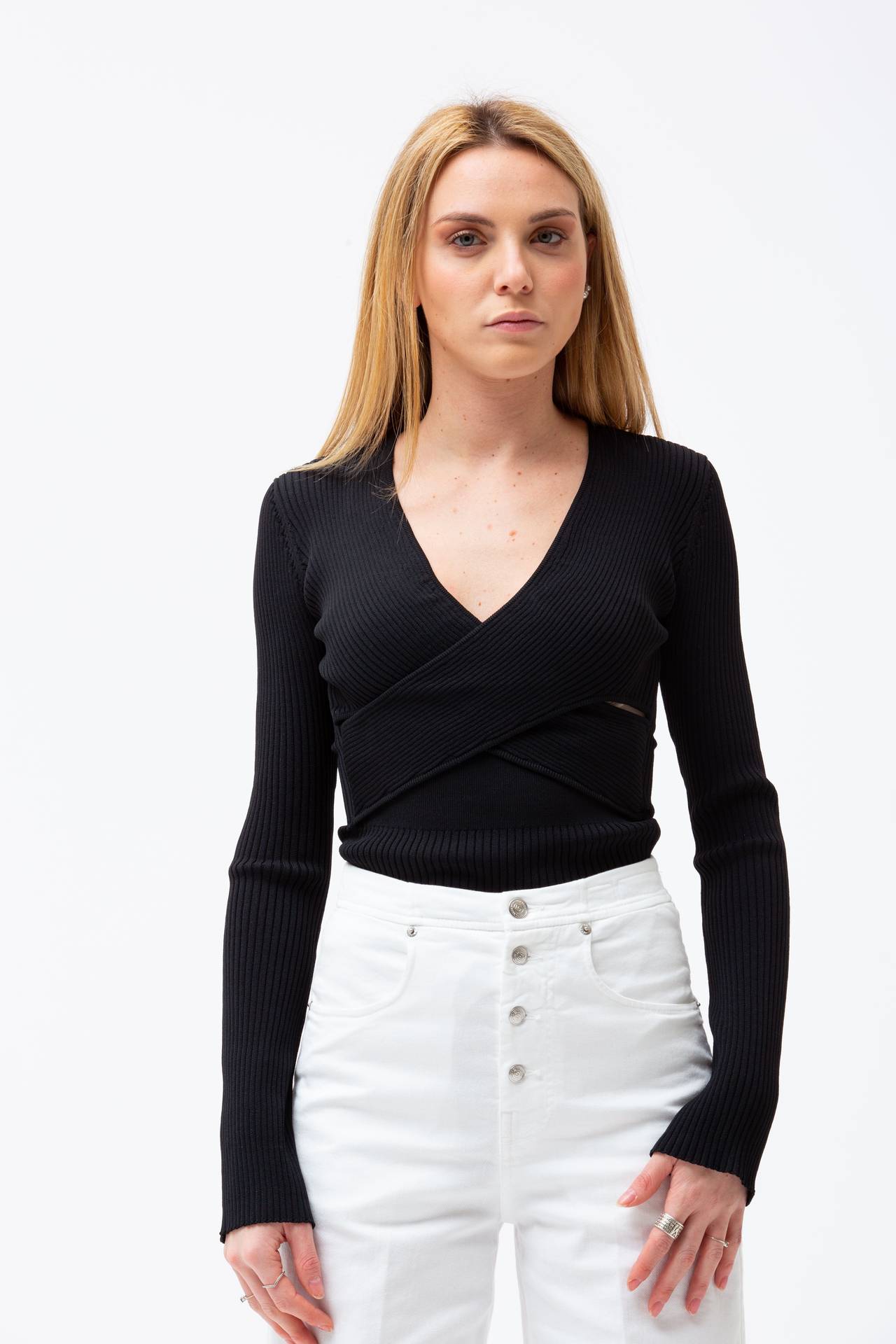 Maglia a costine 