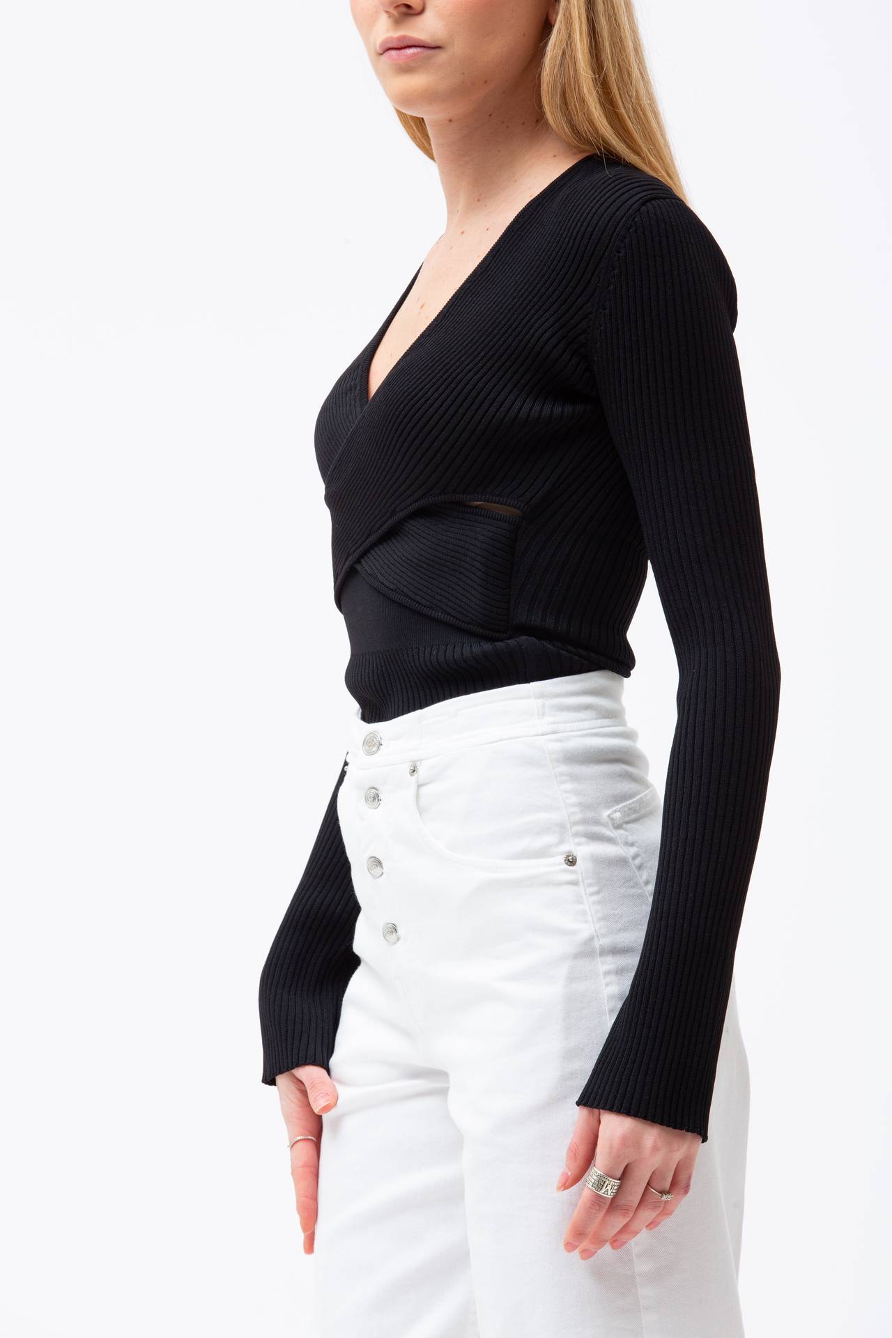 Maglia a costine 