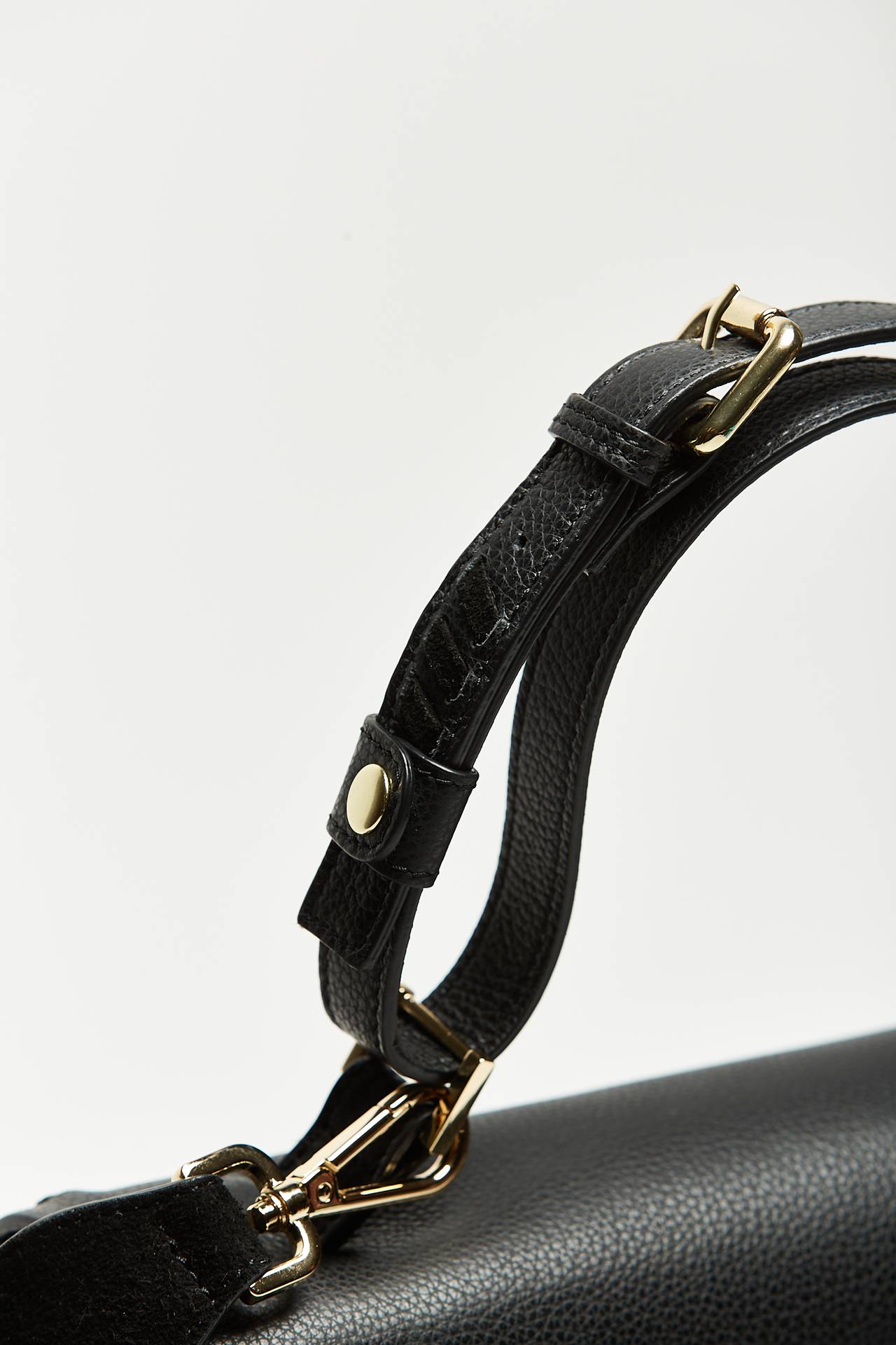 Borsa ELETTRA in pelle nero