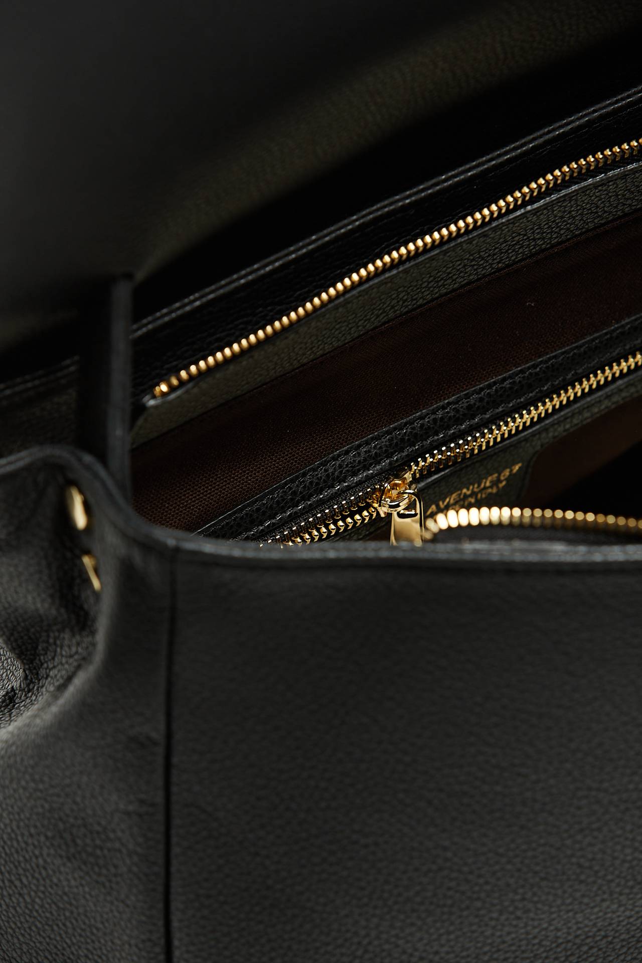 Borsa ELETTRA in pelle nero