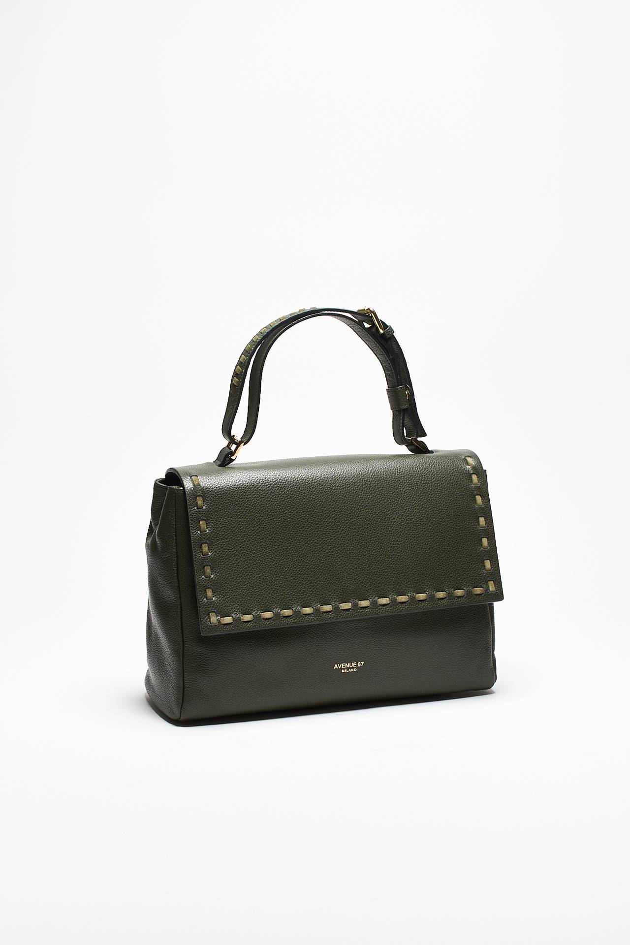 Borsa ELETTRA in pelle verdone