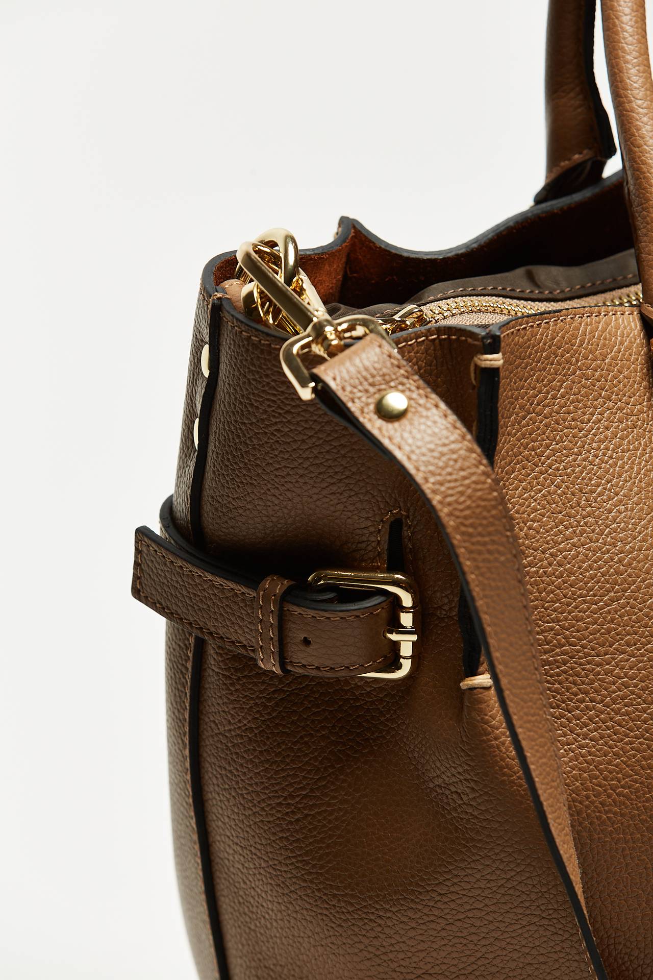 Borsa TATIANA in pelle fango