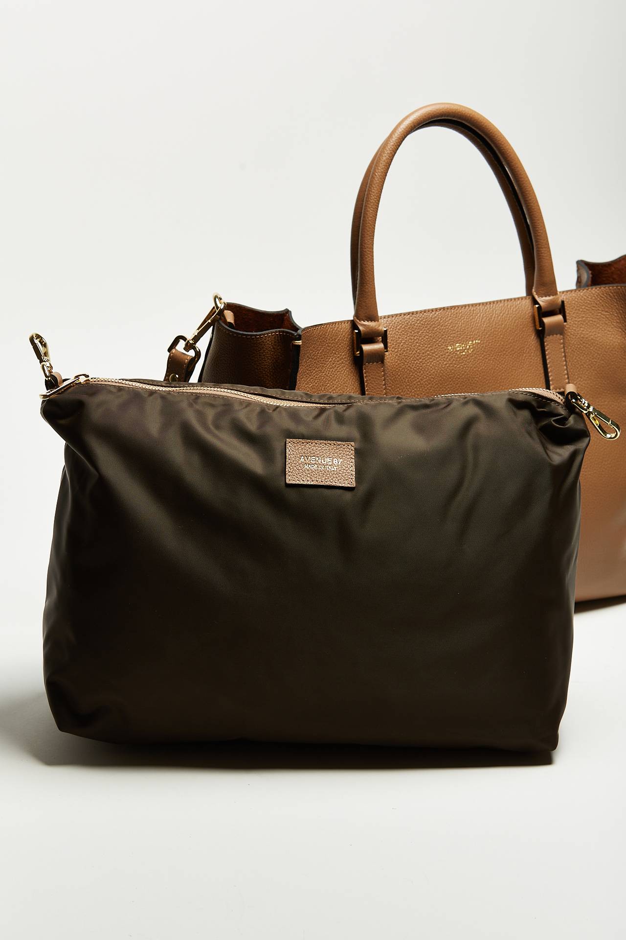 Borsa TATIANA in pelle fango