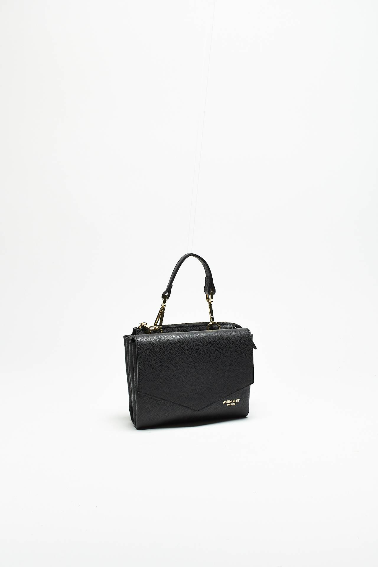 Borsa IRINA in pelle nero