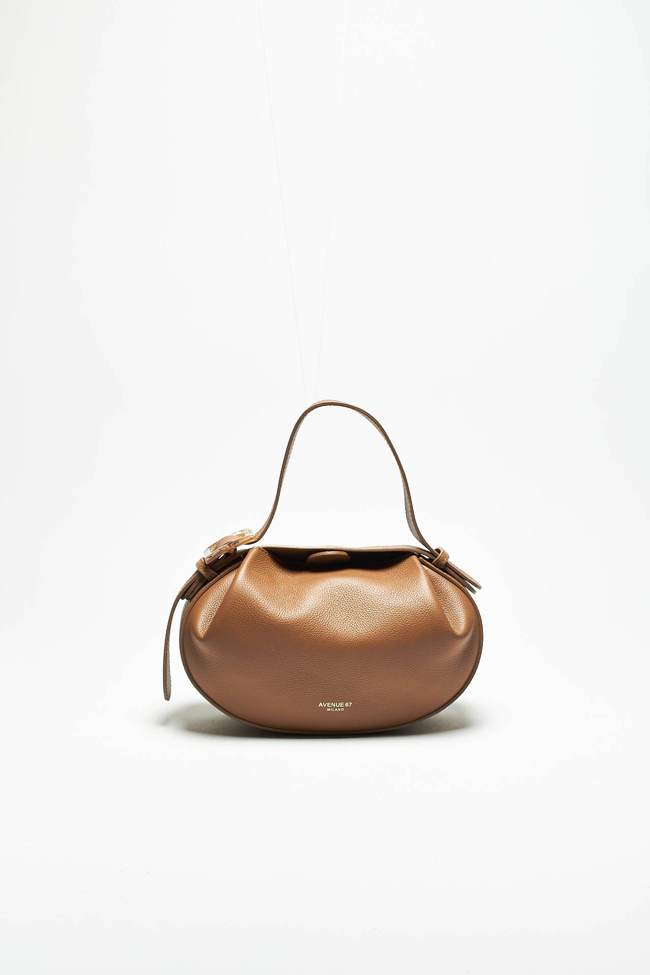 Borsa MONICA in pelle fango