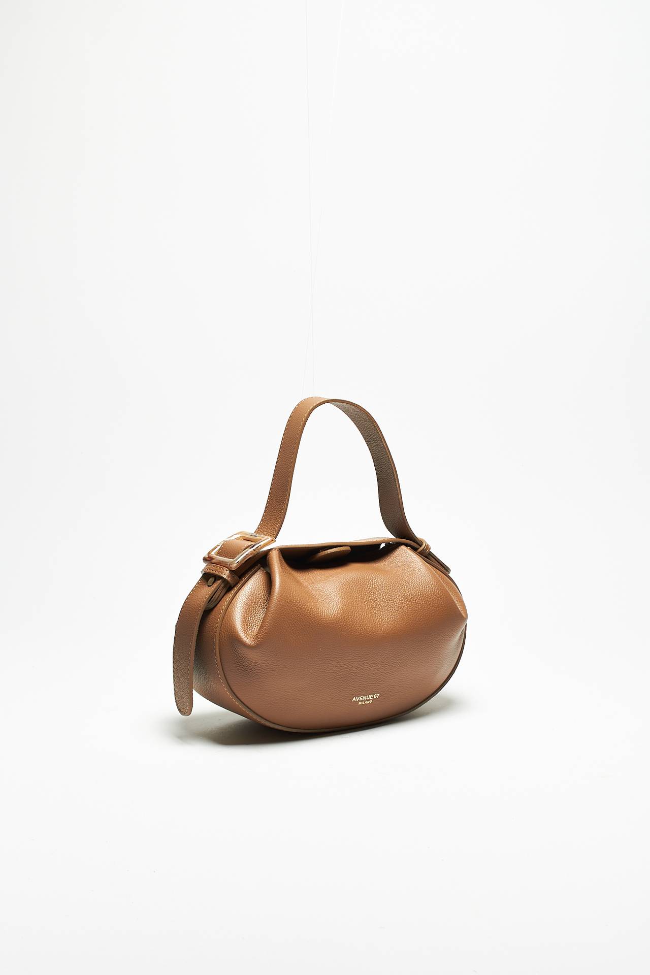 Borsa MONICA in pelle fango