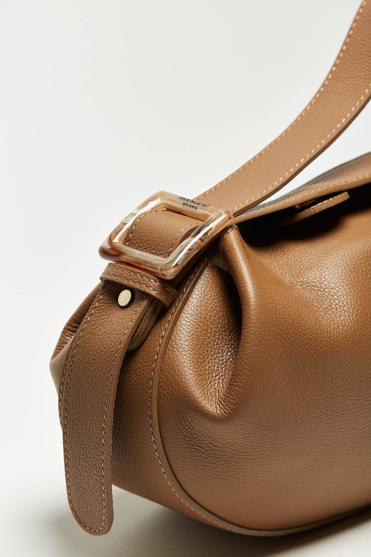 Borsa MONICA in pelle fango