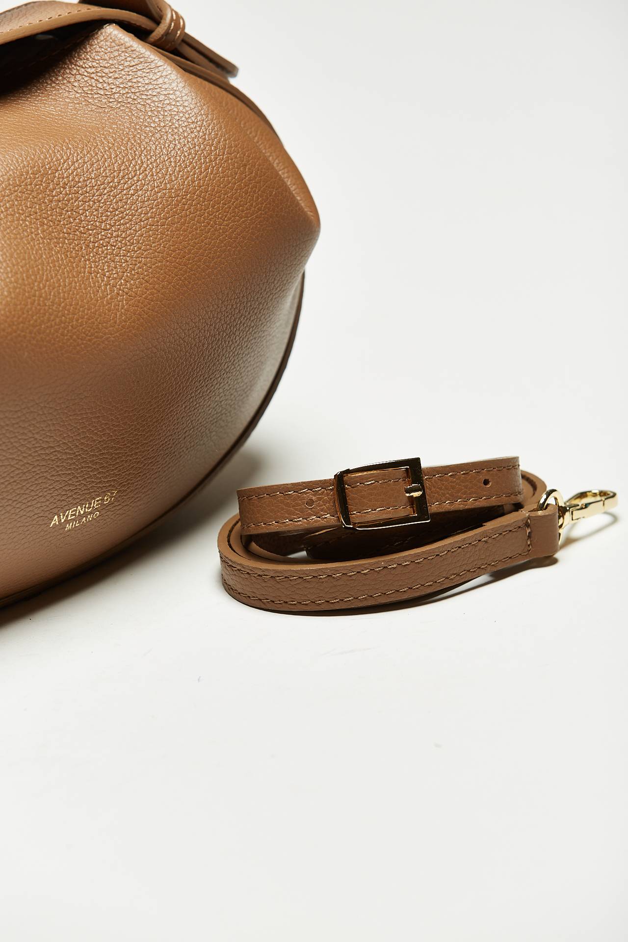 Borsa MONICA in pelle fango