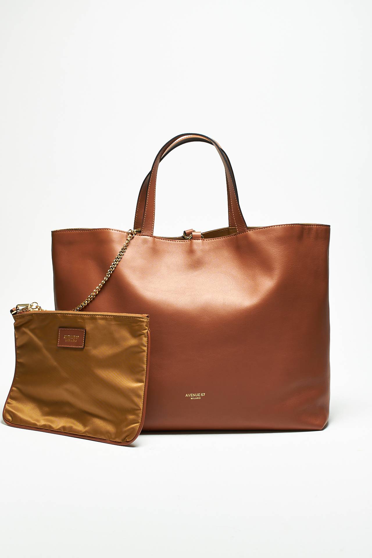 Borsa MERYL in pelle cuoio