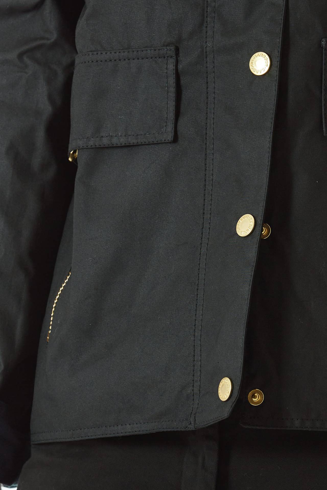 Giubbotto COTTON WAX in cotone cerato blu