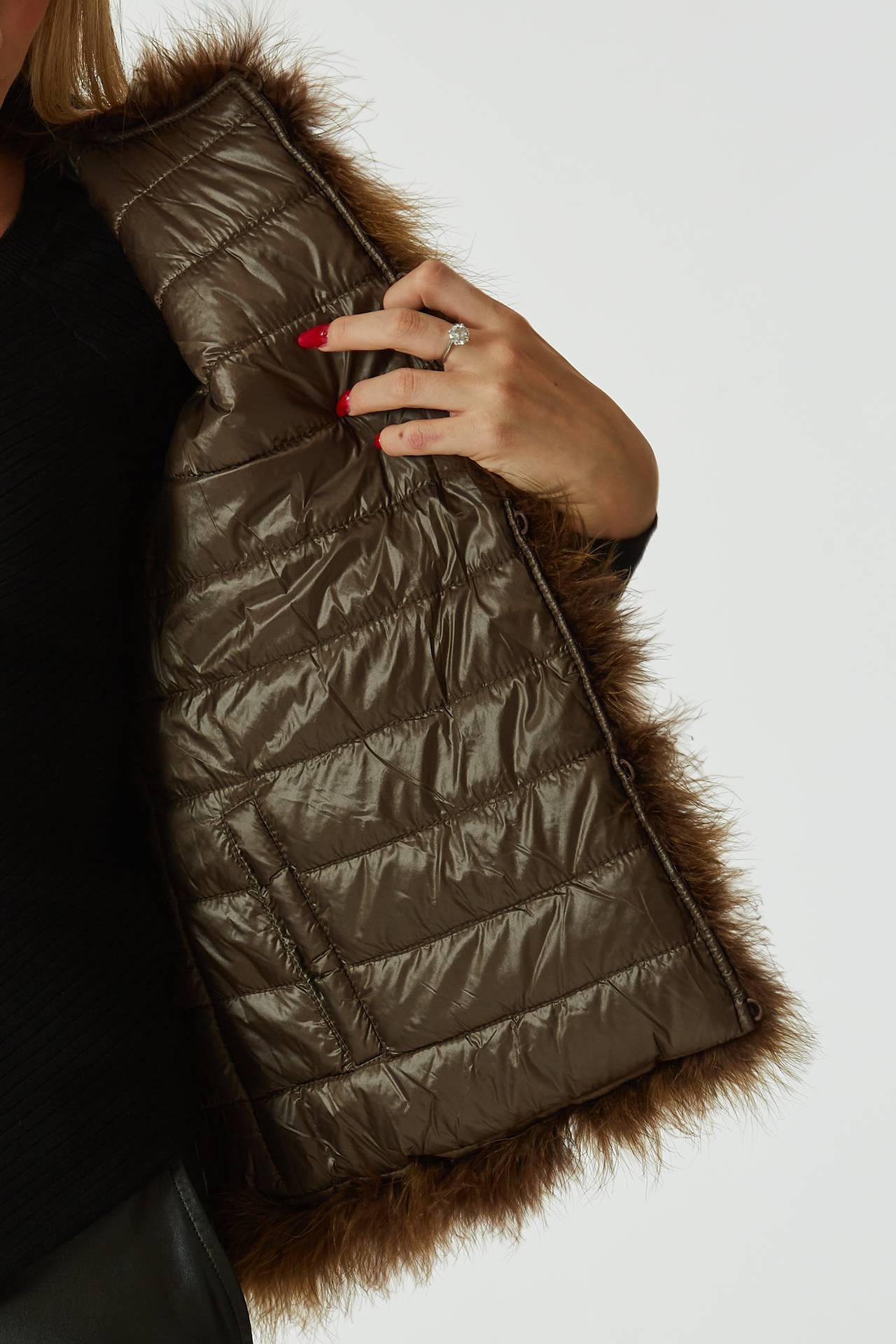 Pelliccia double face corteccia